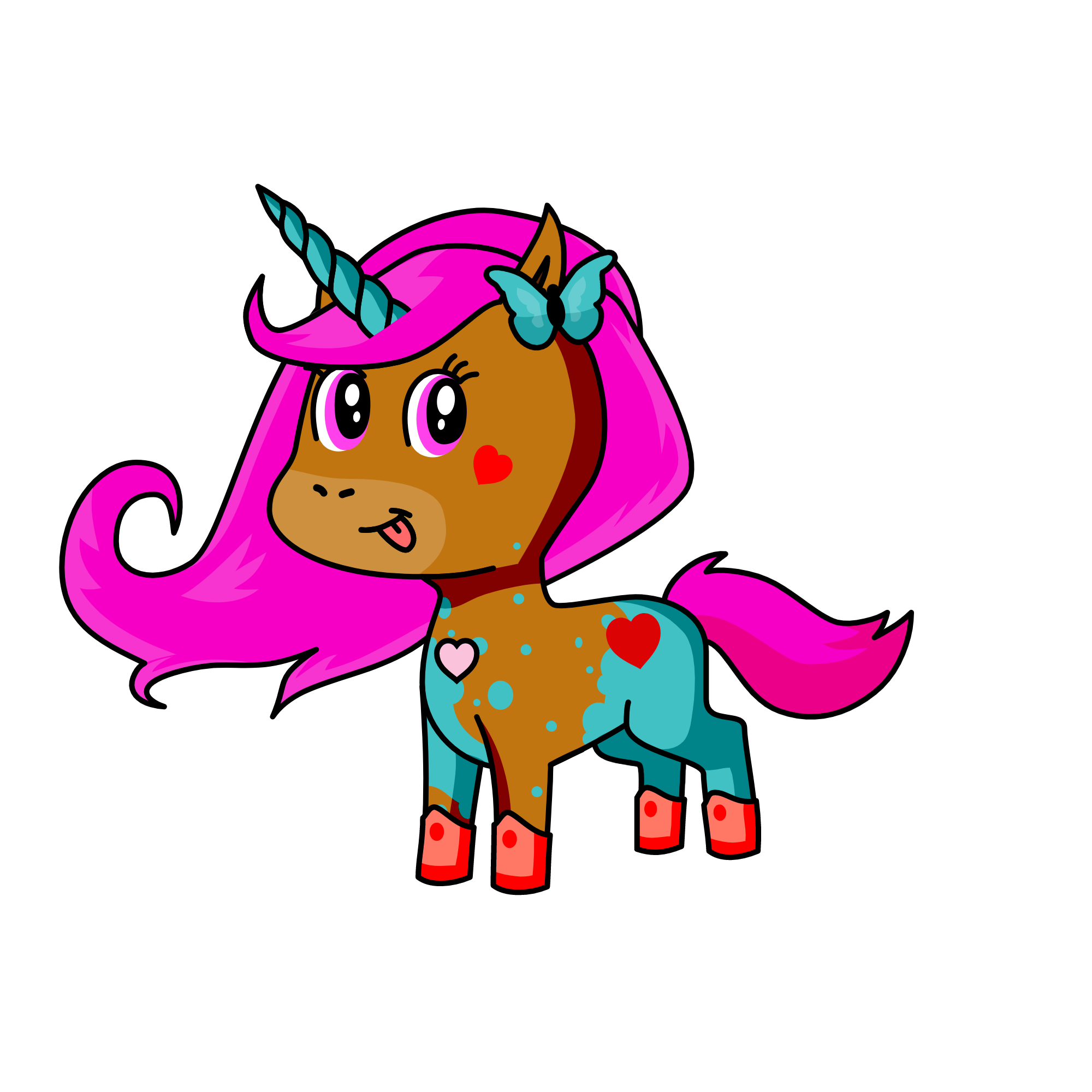 brownie princess of friendship!, the unicorn
