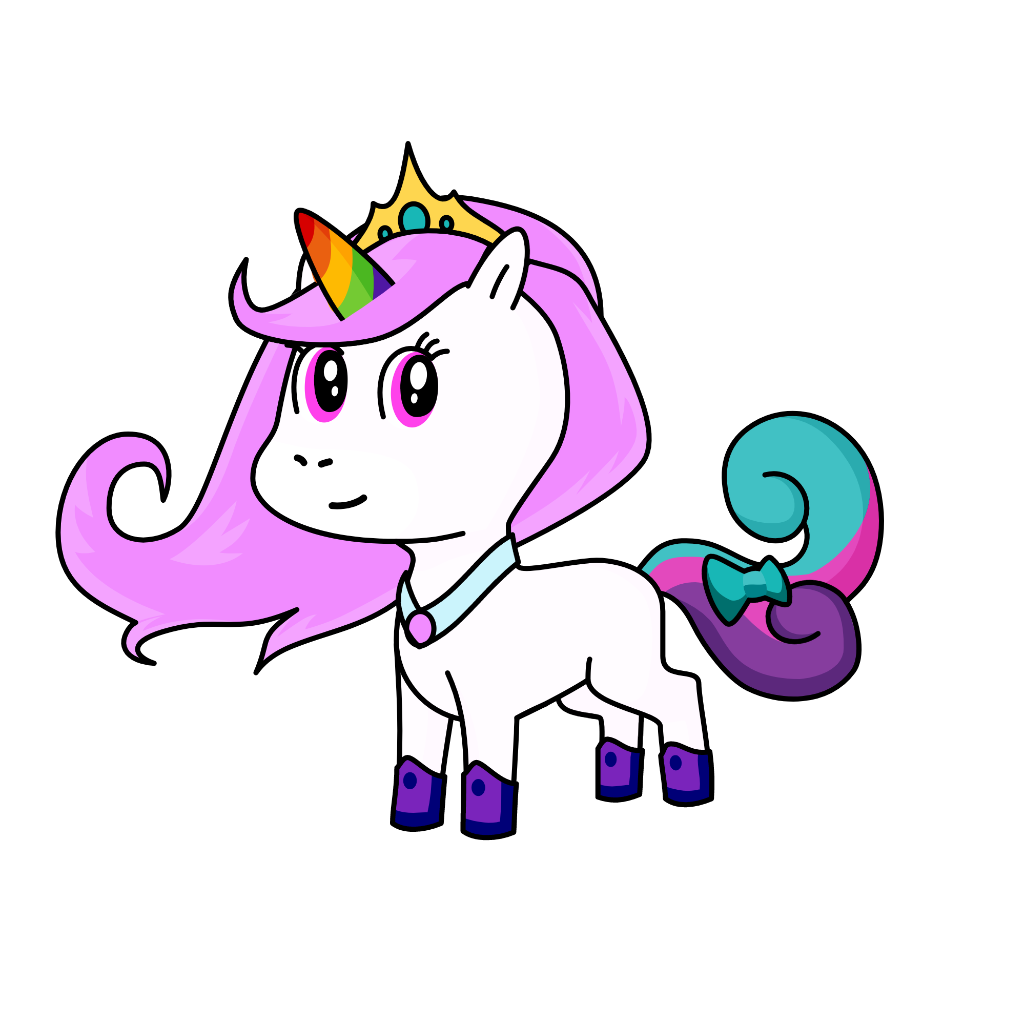 Princess Snowy, the unicorn