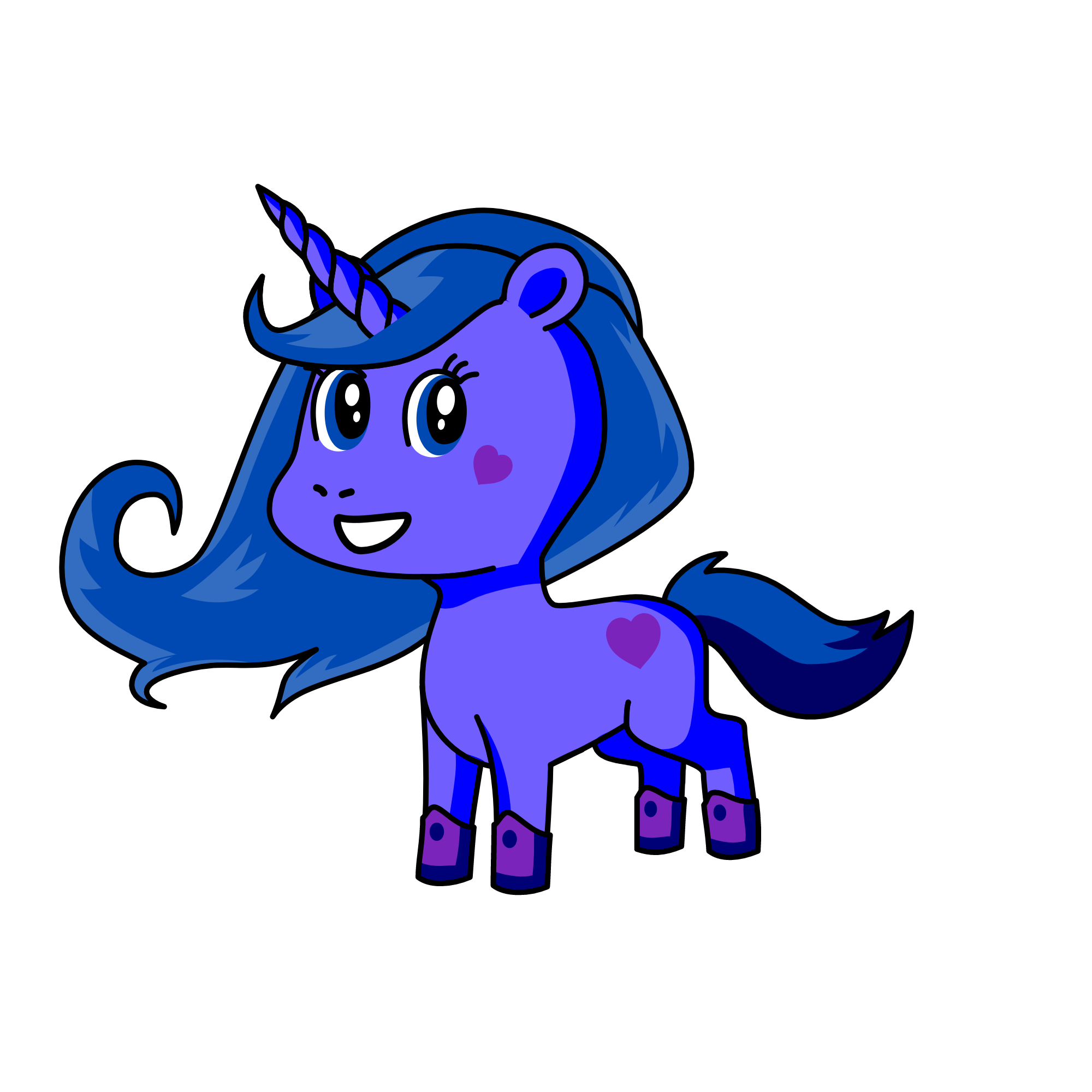 lost princess found, the unicorn