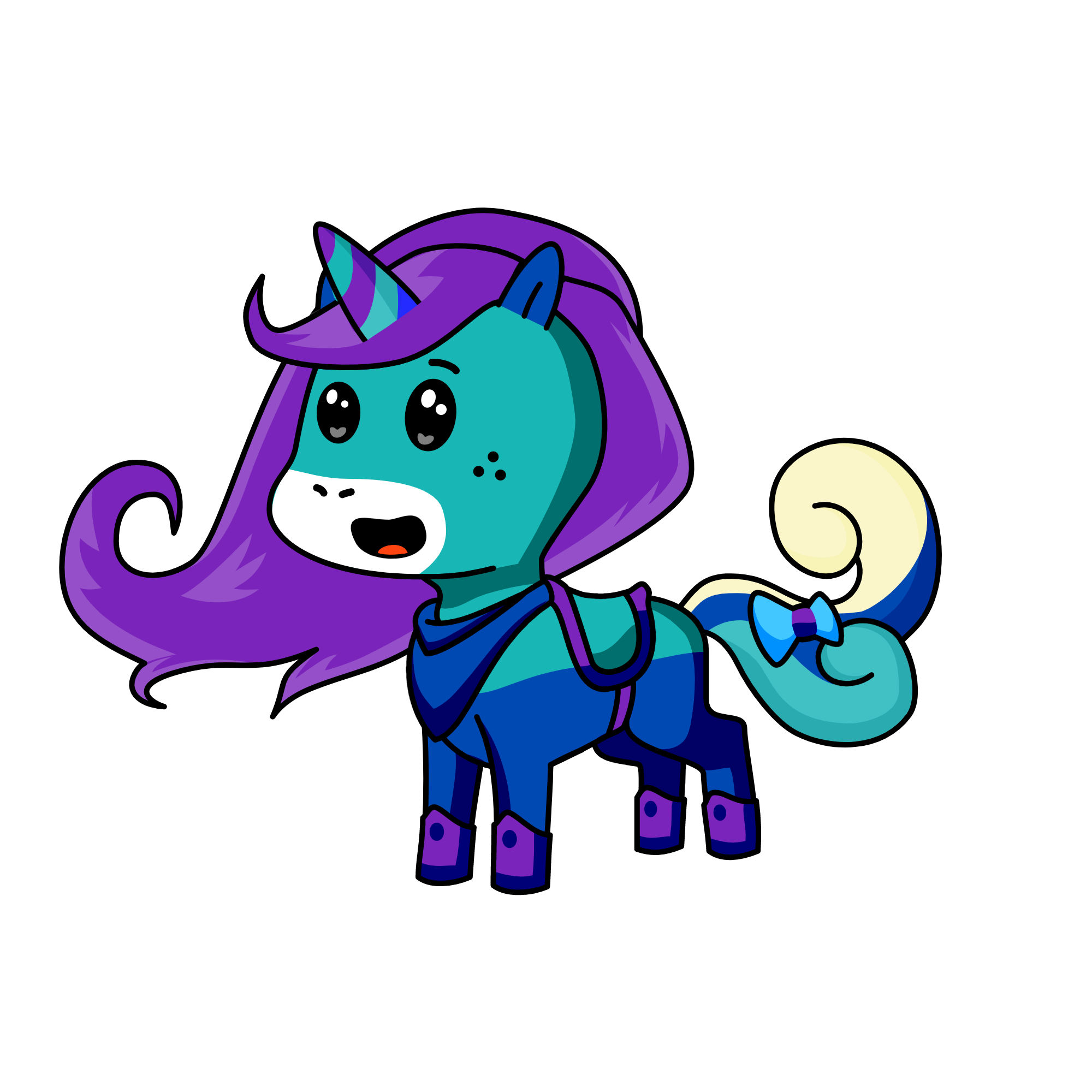 snowpony, the unicorn