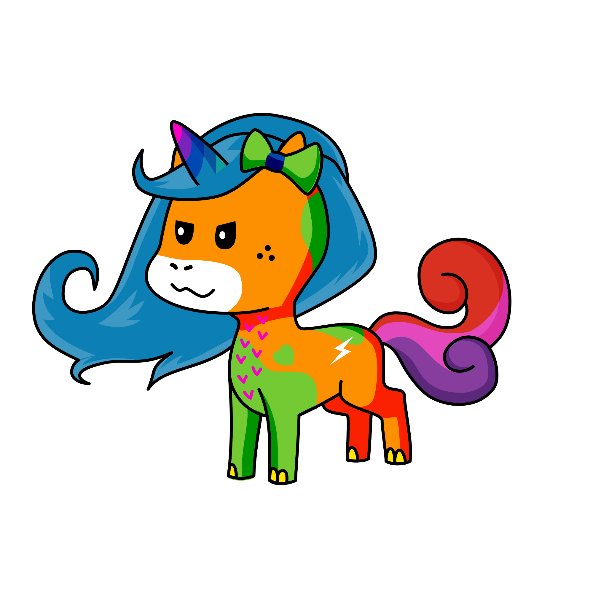 greedy queen, the unicorn