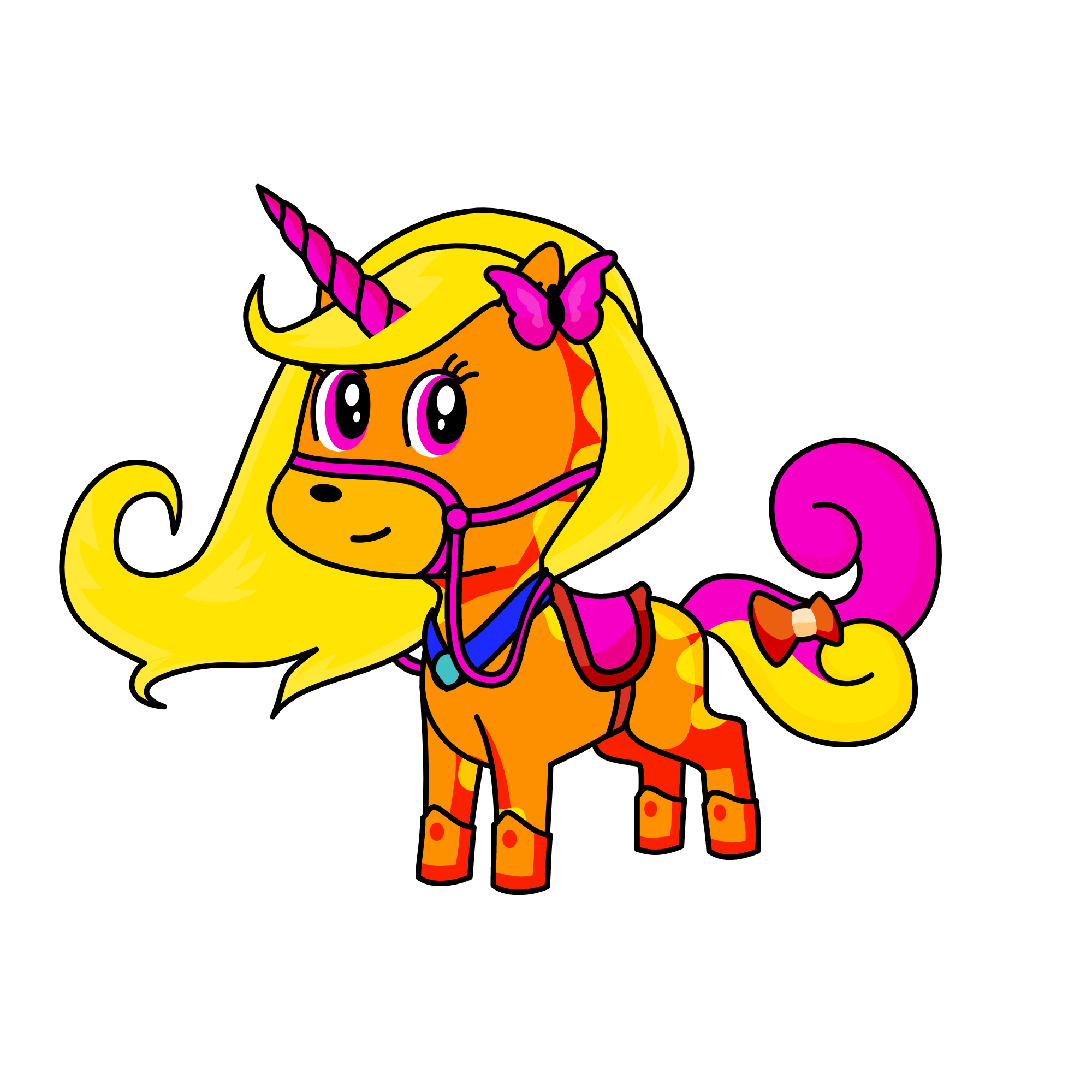 PINKY, the unicorn