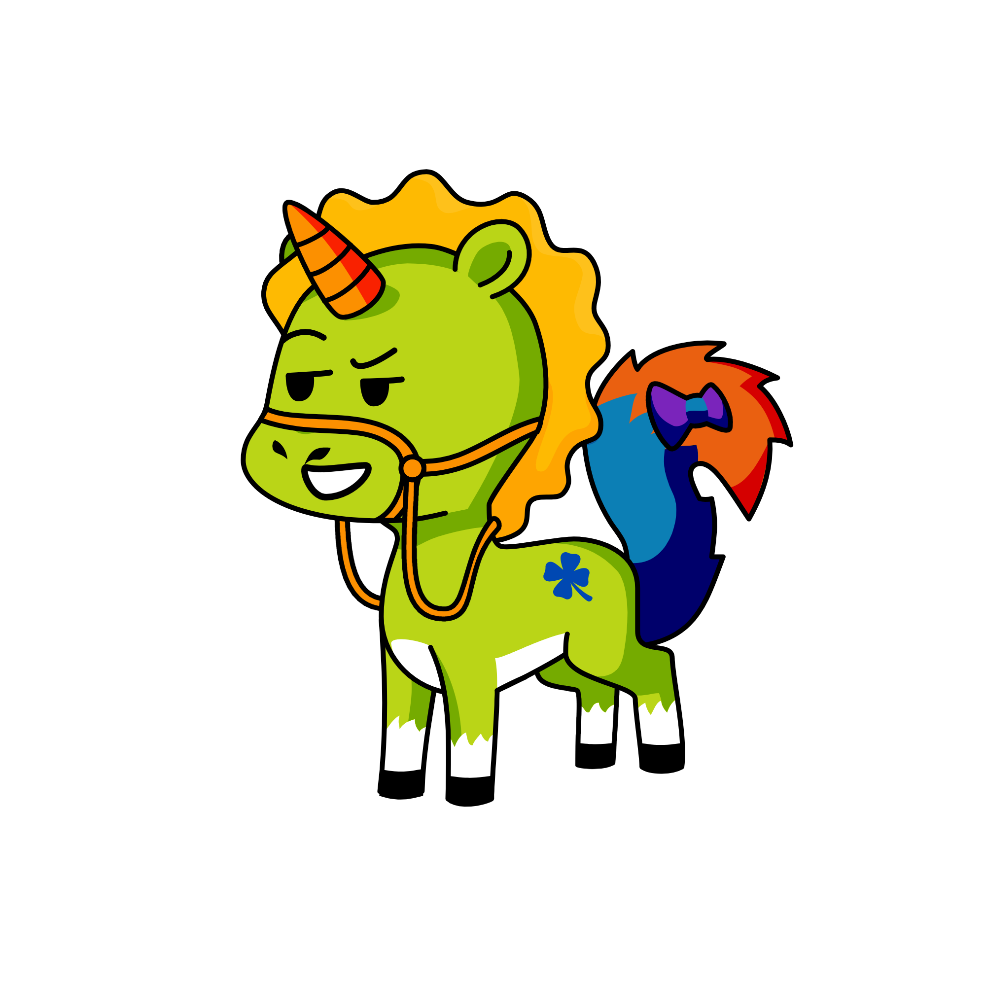 COOL DOG, the unicorn
