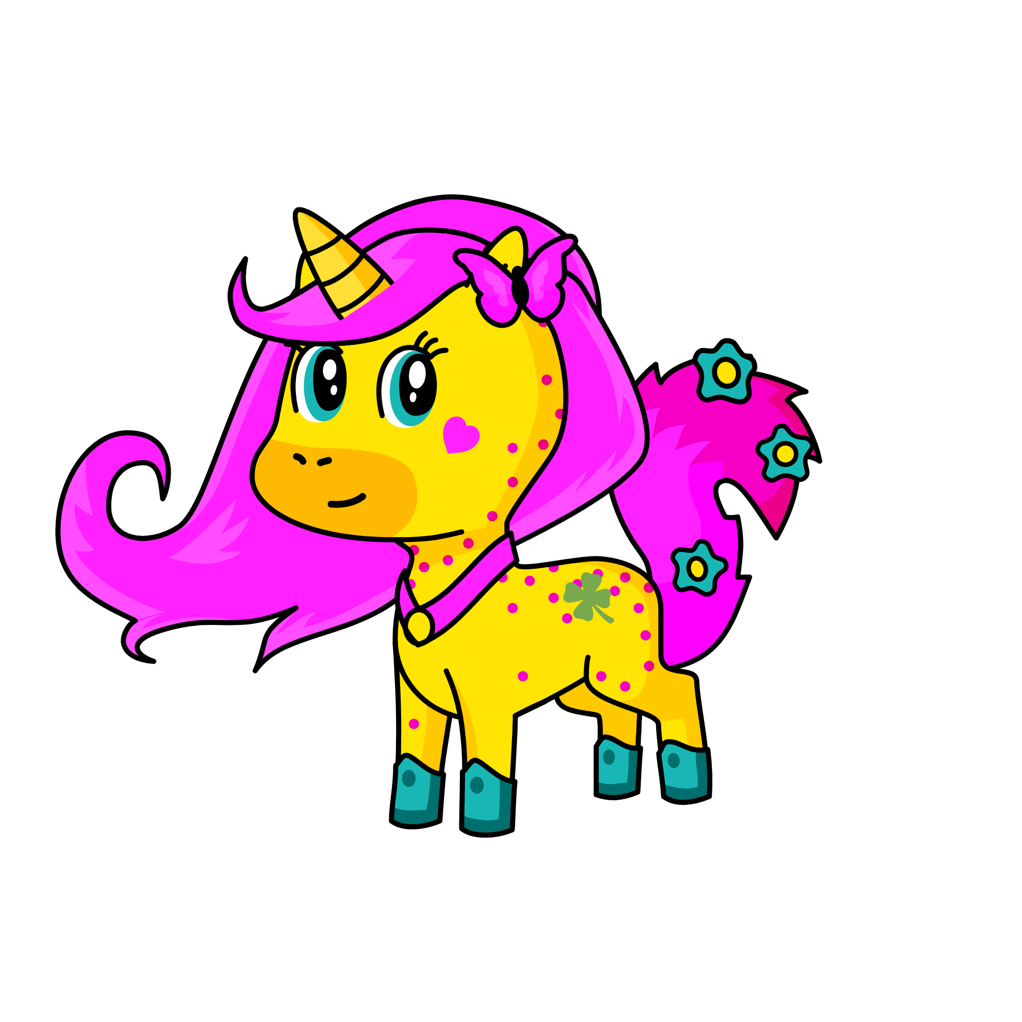 Fluttershy, the unicorn