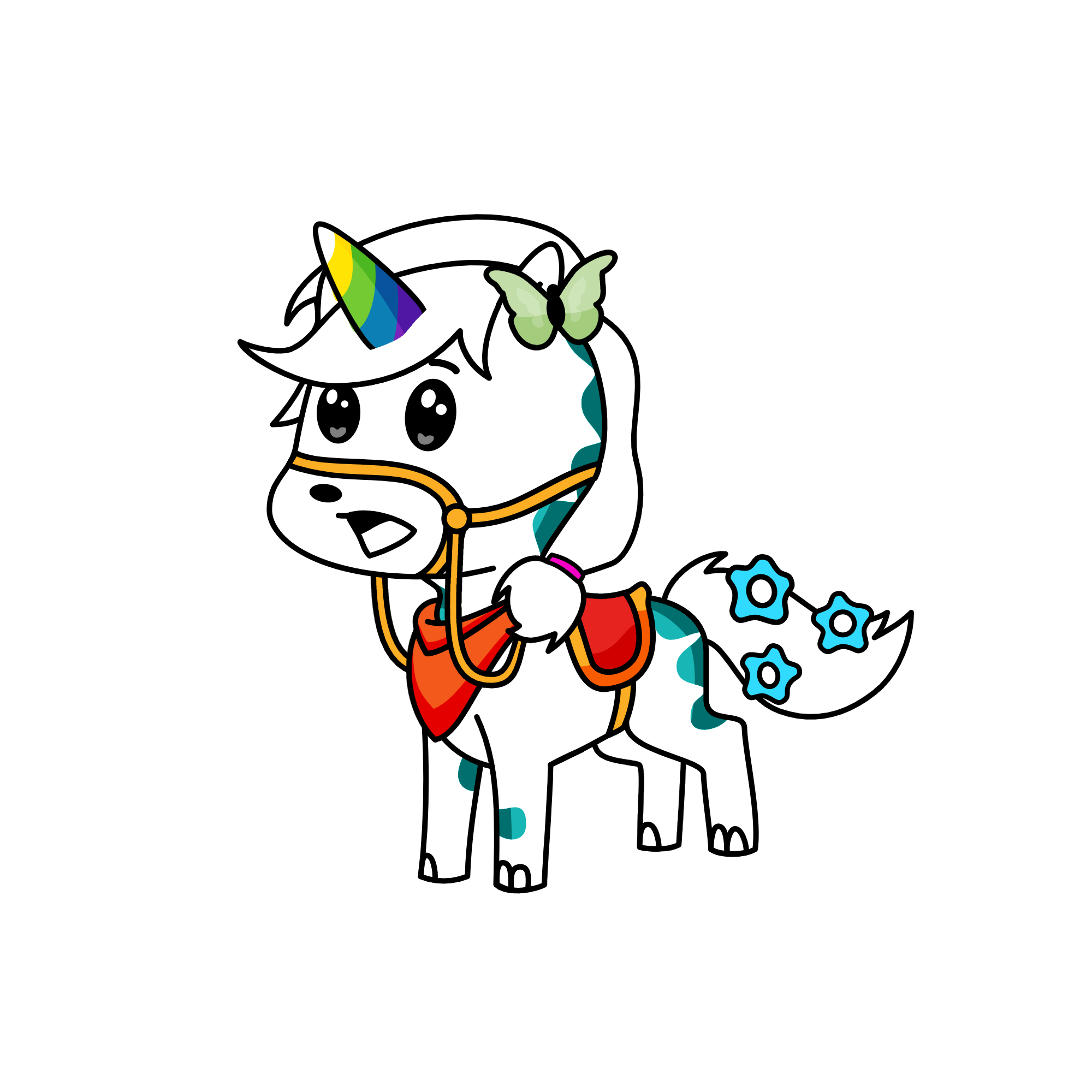 fluffy, the unicorn