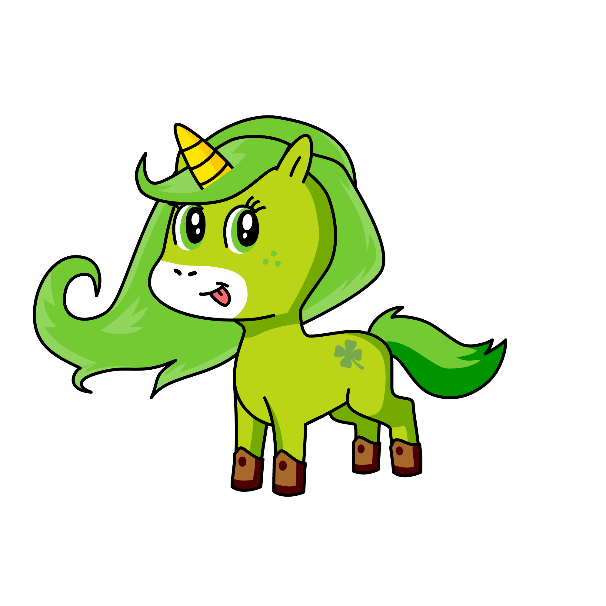 clover, the unicorn