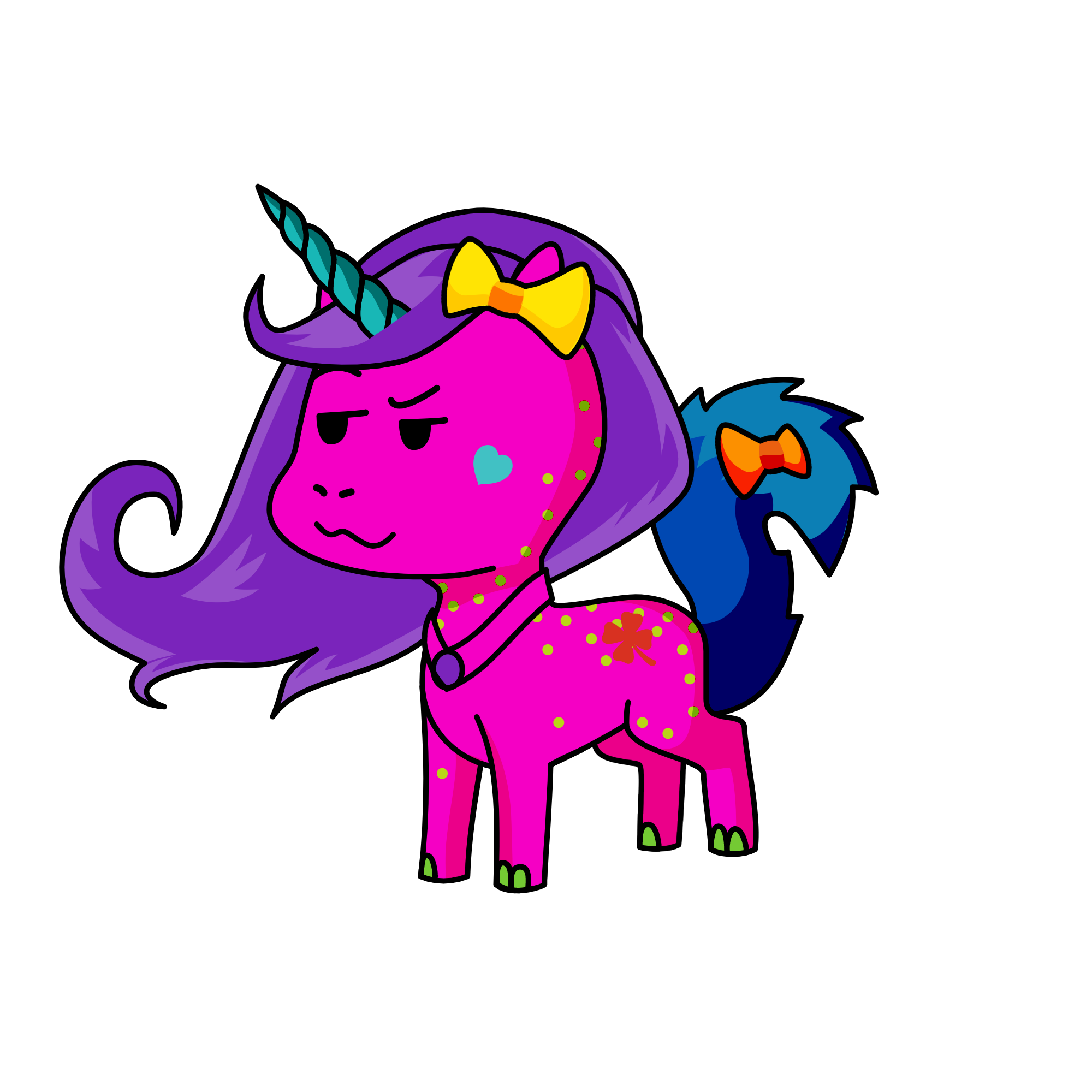 Dazzle, the unicorn
