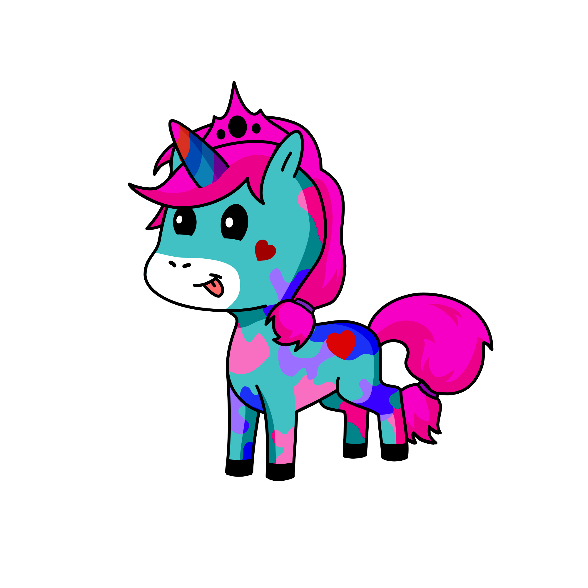 funny corn, the unicorn