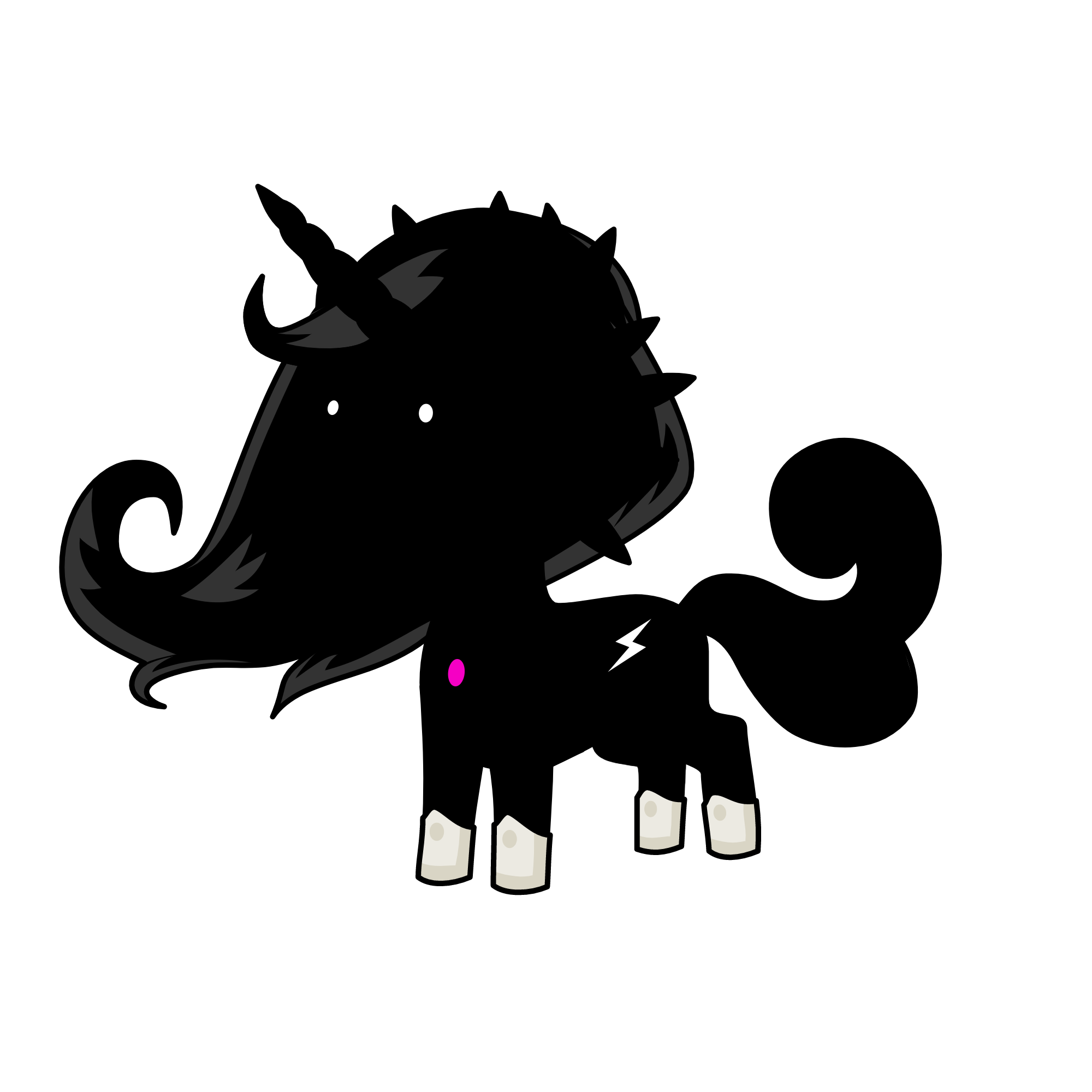 shadow mutant lucy, the unicorn