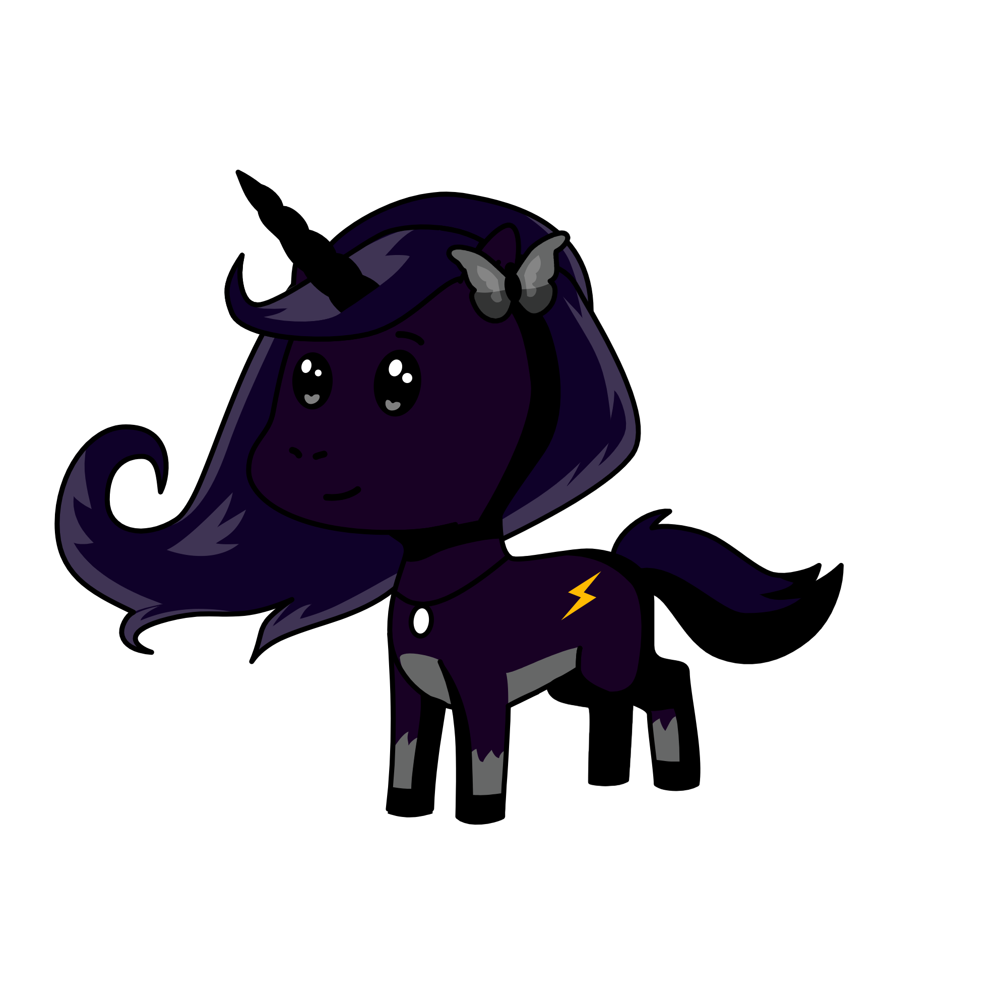 Moonlight, the unicorn