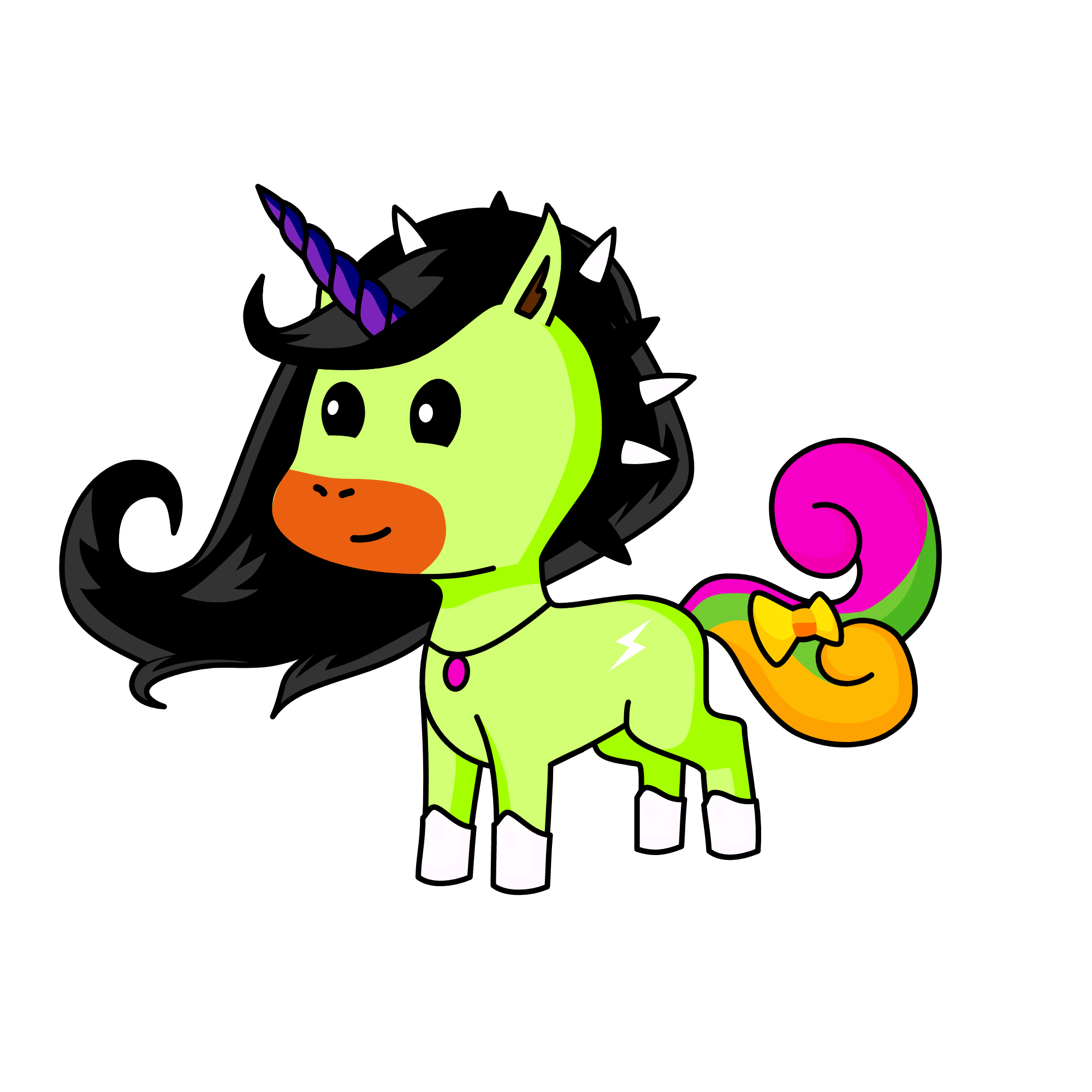 Mutant lucy, the unicorn