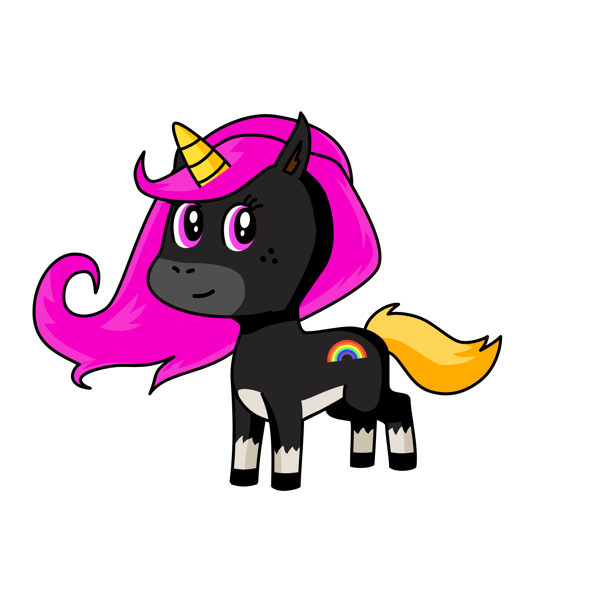 melani , the unicorn