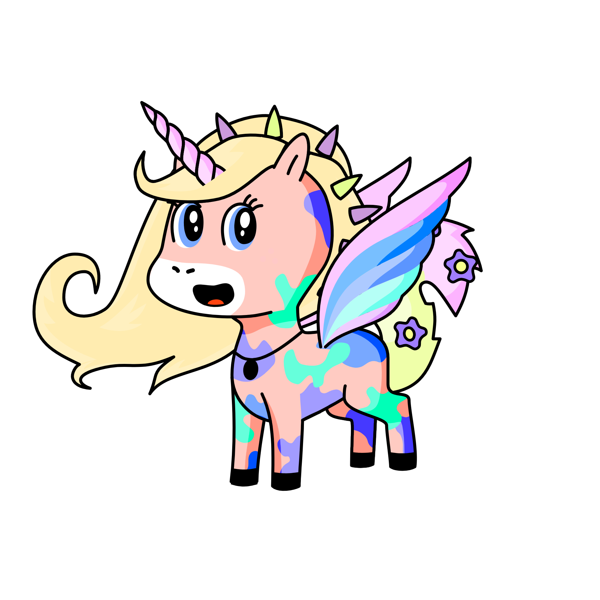 Starly, the unicorn