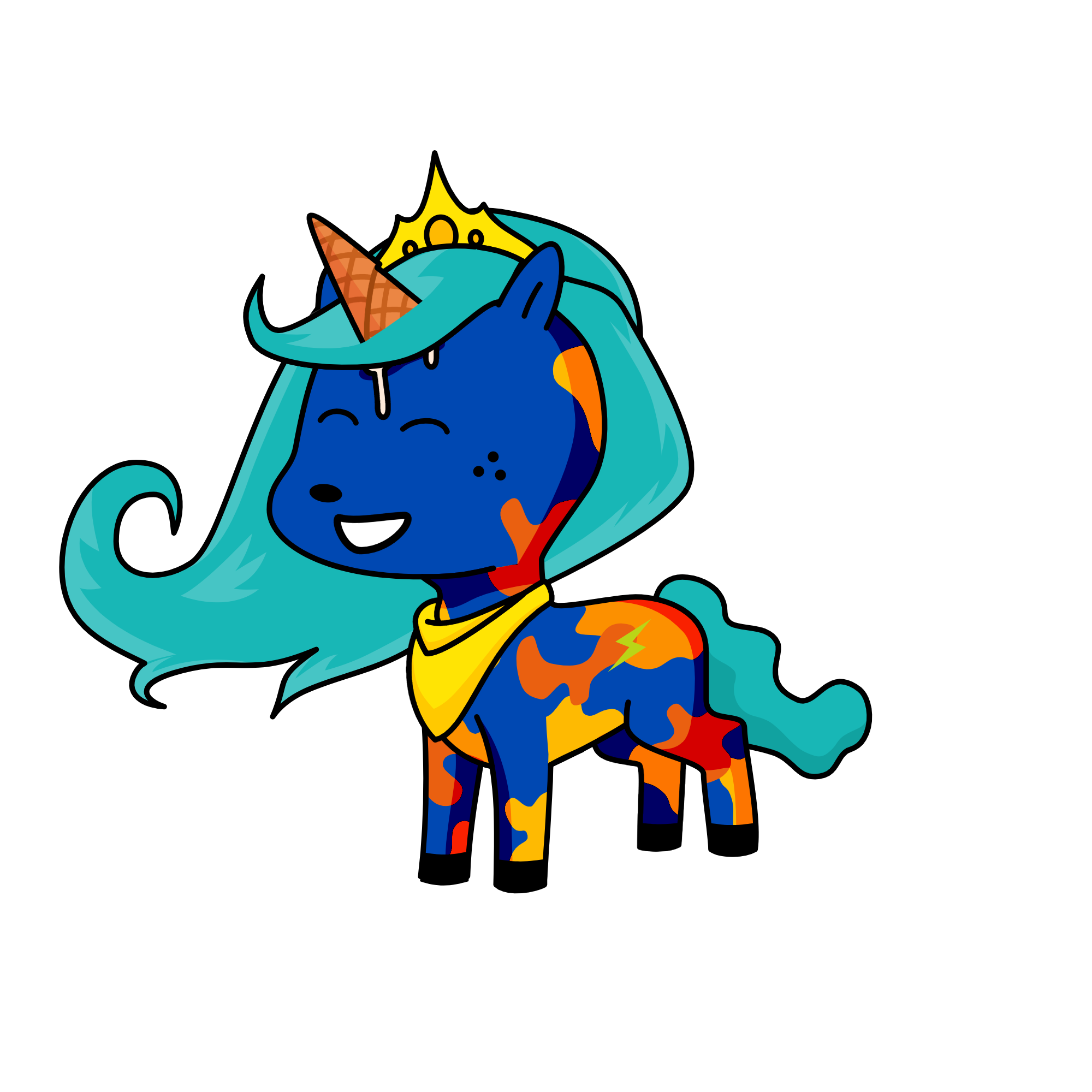 Sunshine, the unicorn