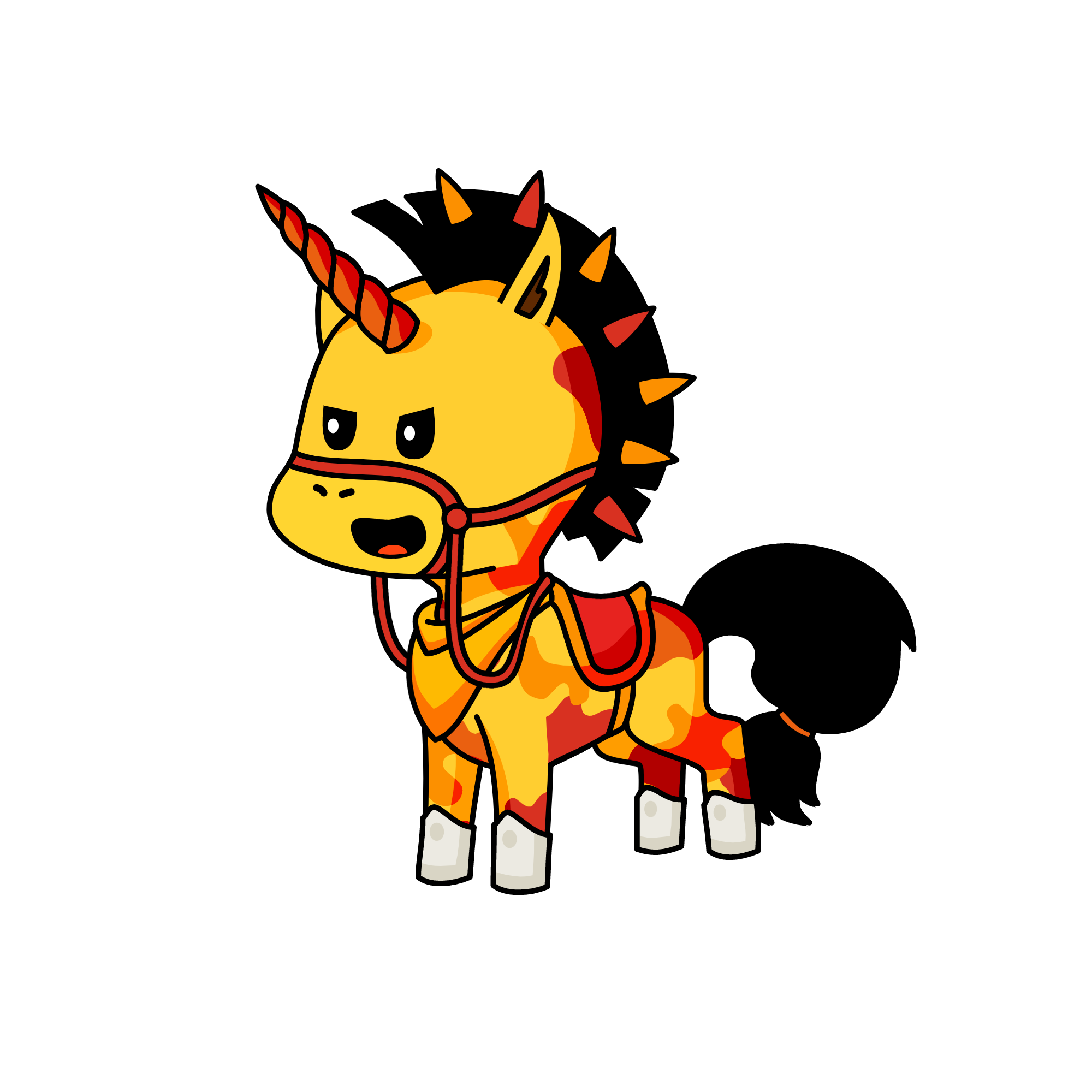Evil Unicorn >:D, the unicorn