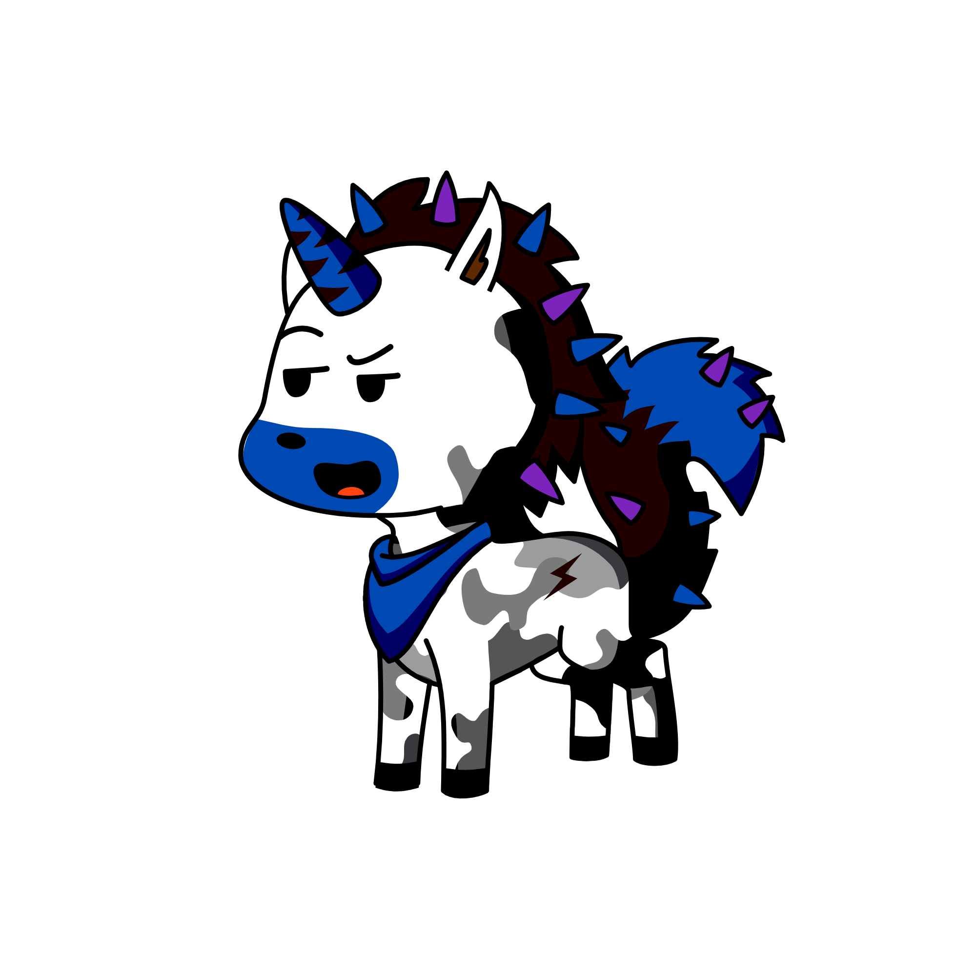 Scar, the unicorn