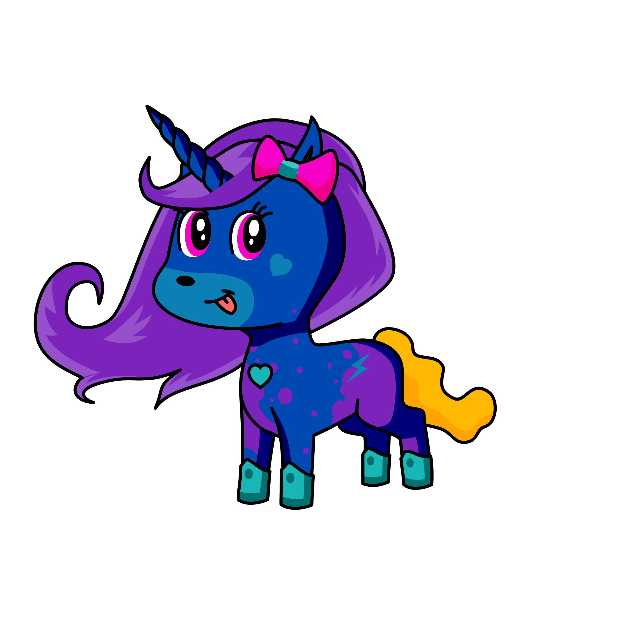 Moon, the unicorn