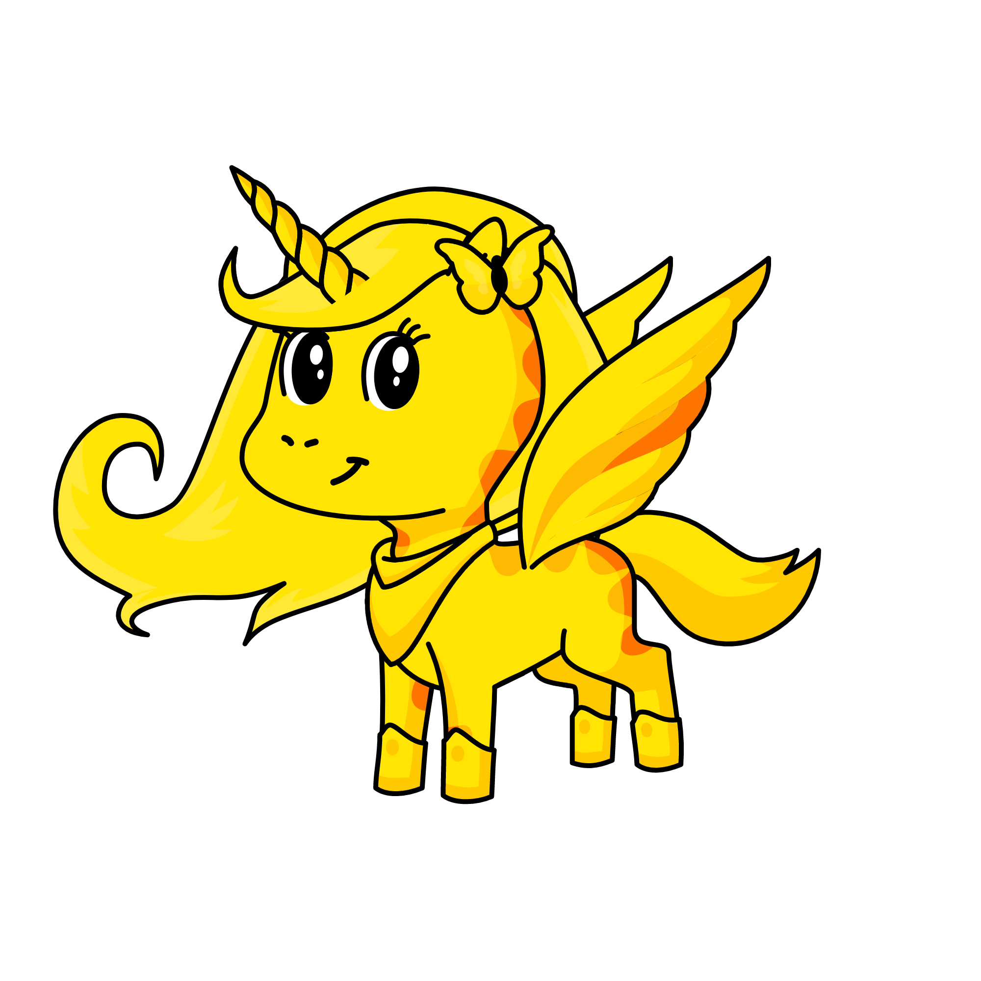 Sunshine, the unicorn