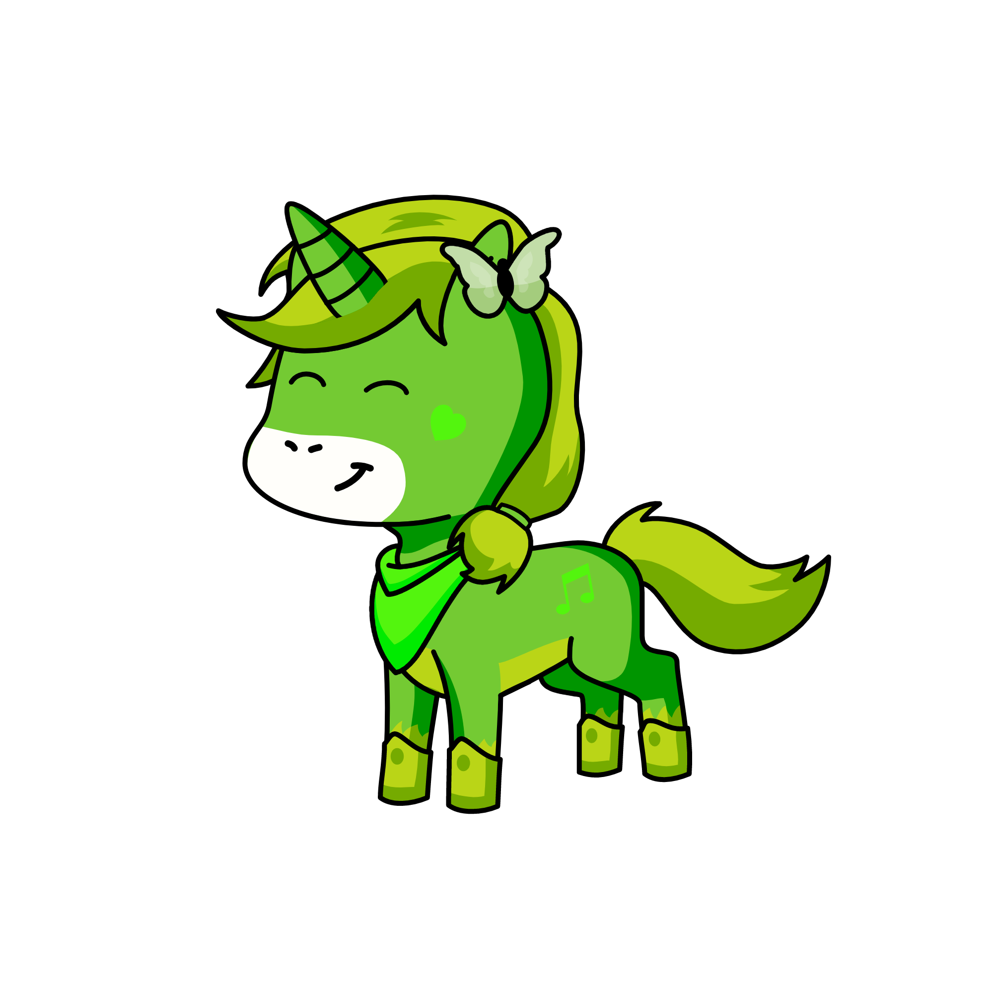 Jade, the unicorn