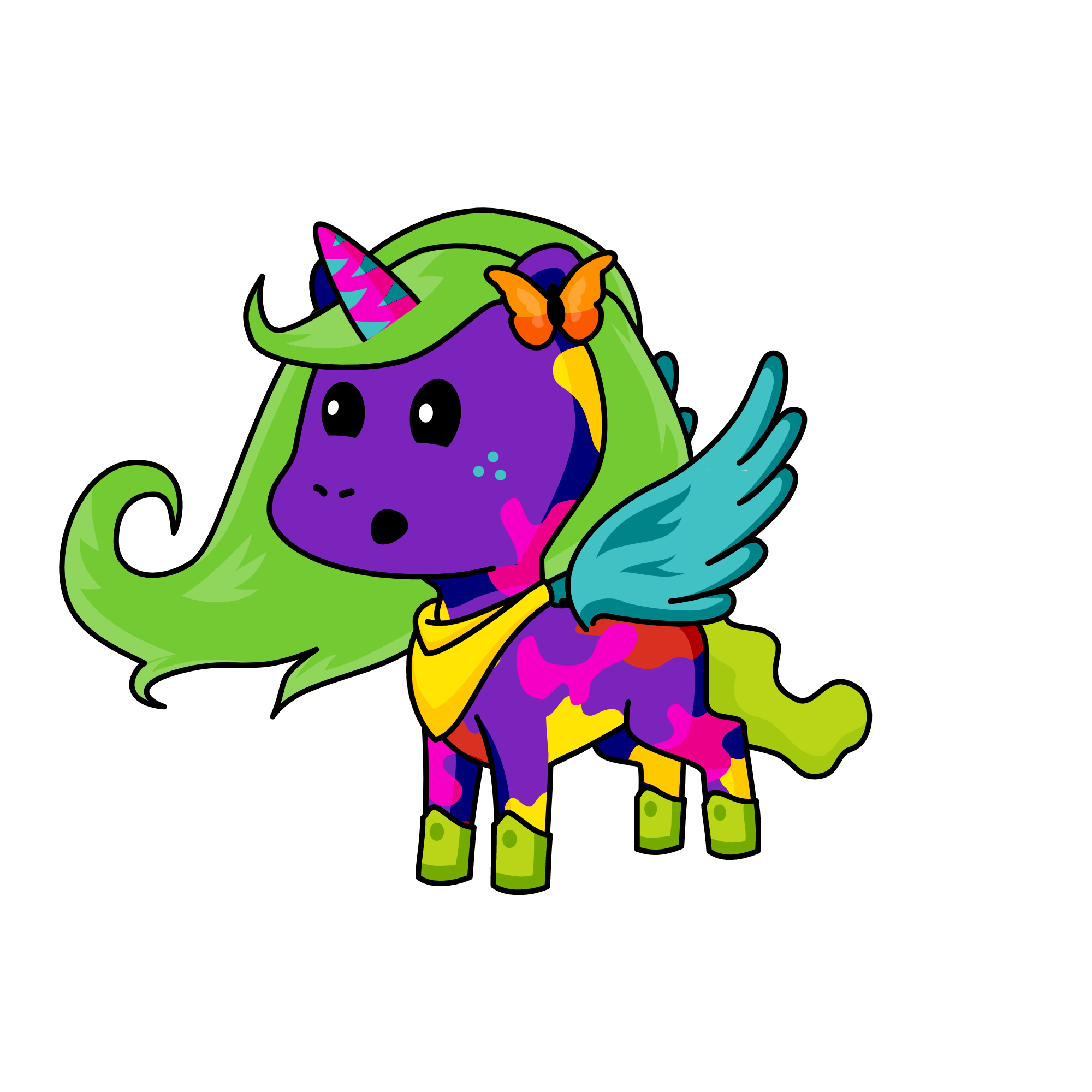 Rose, the unicorn