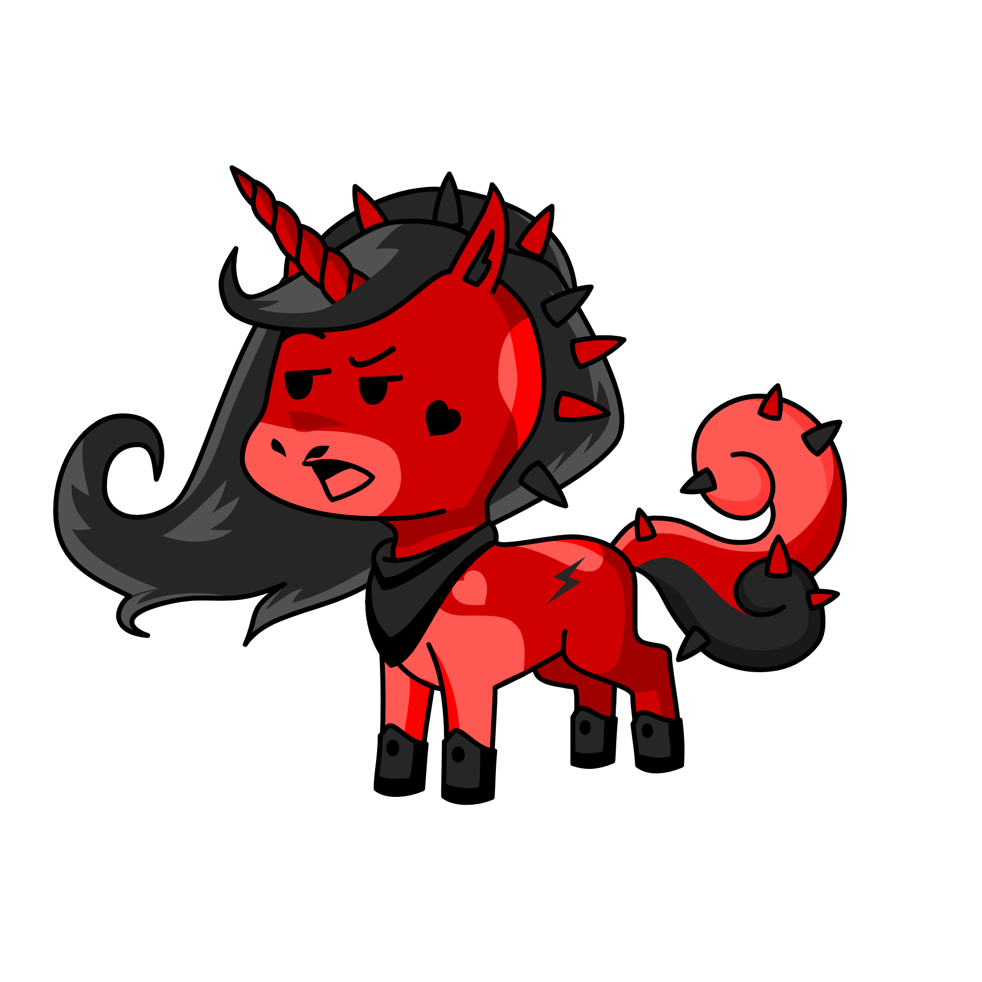  raspberry, the unicorn