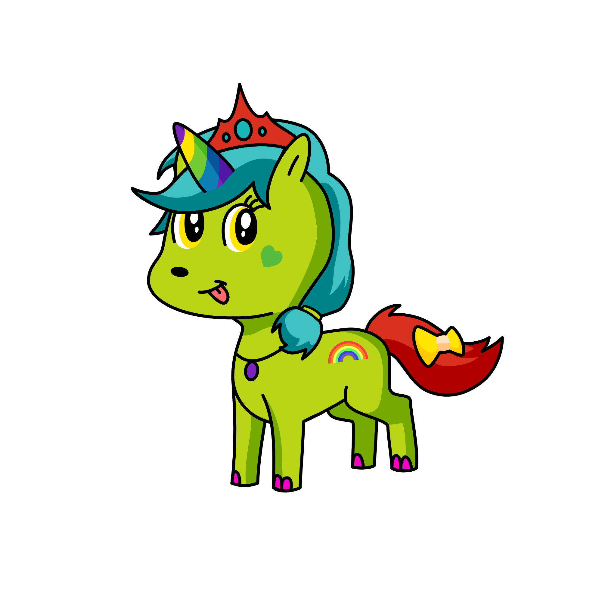 Joanna loves unicorns, the unicorn