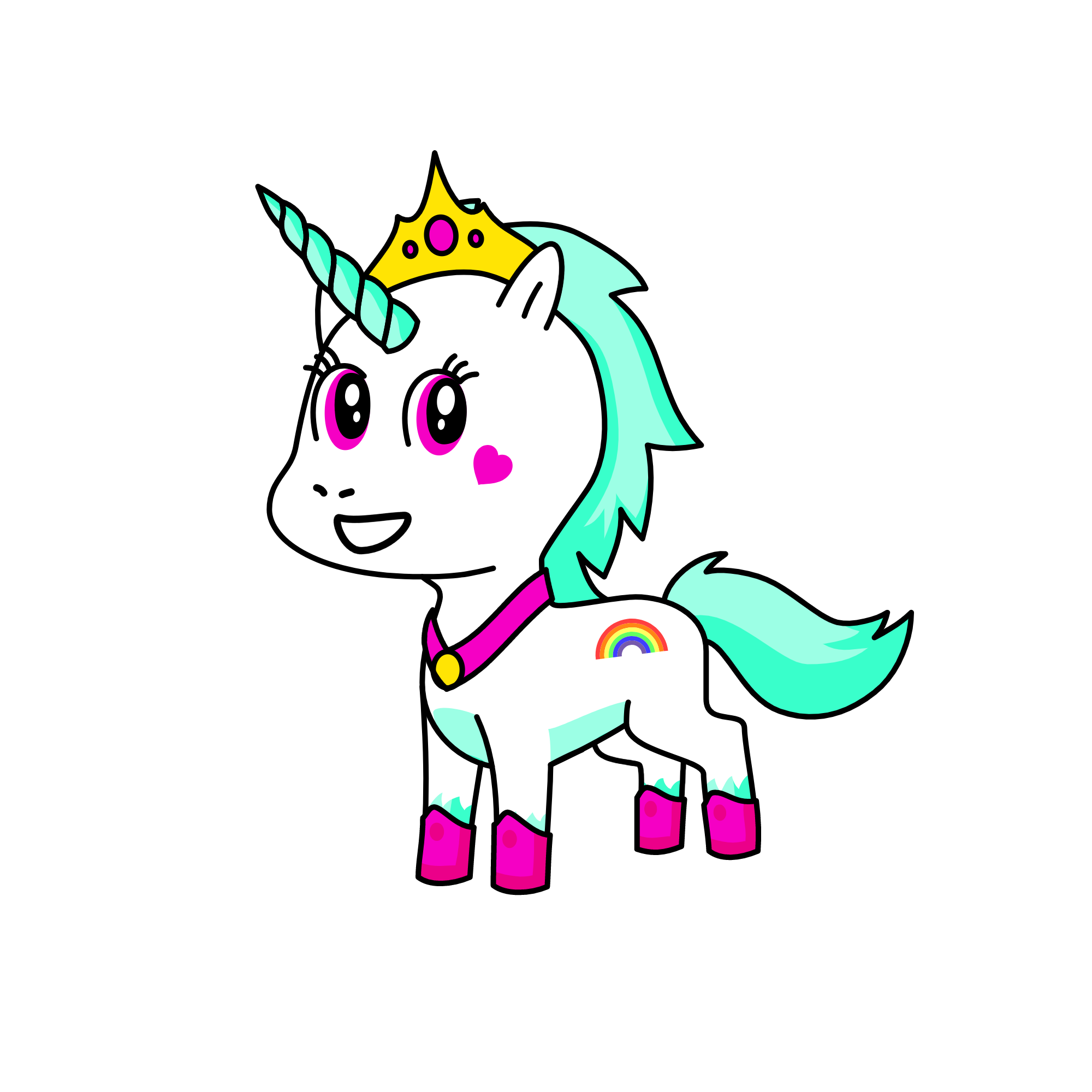 Minty, the unicorn
