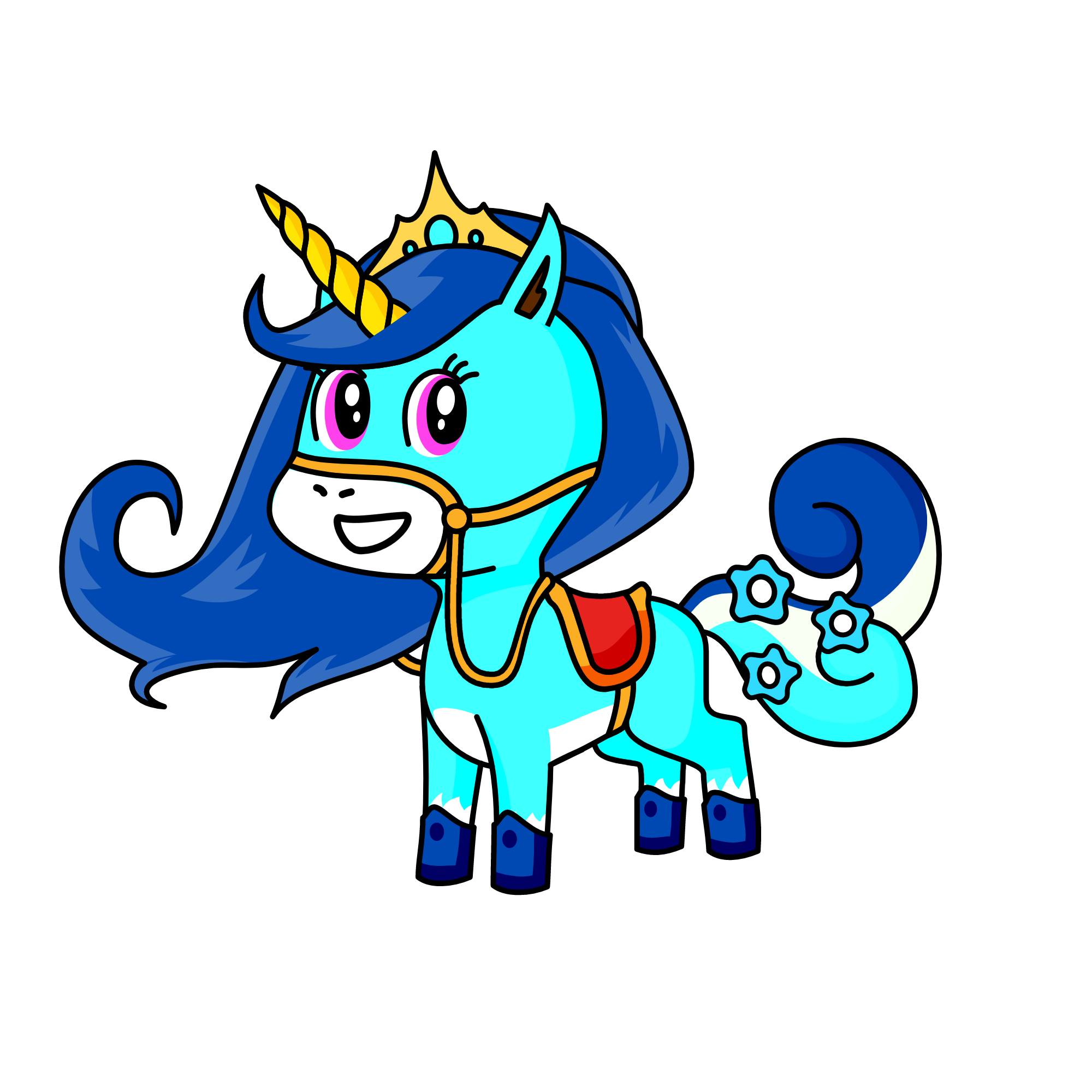 Sky, the unicorn