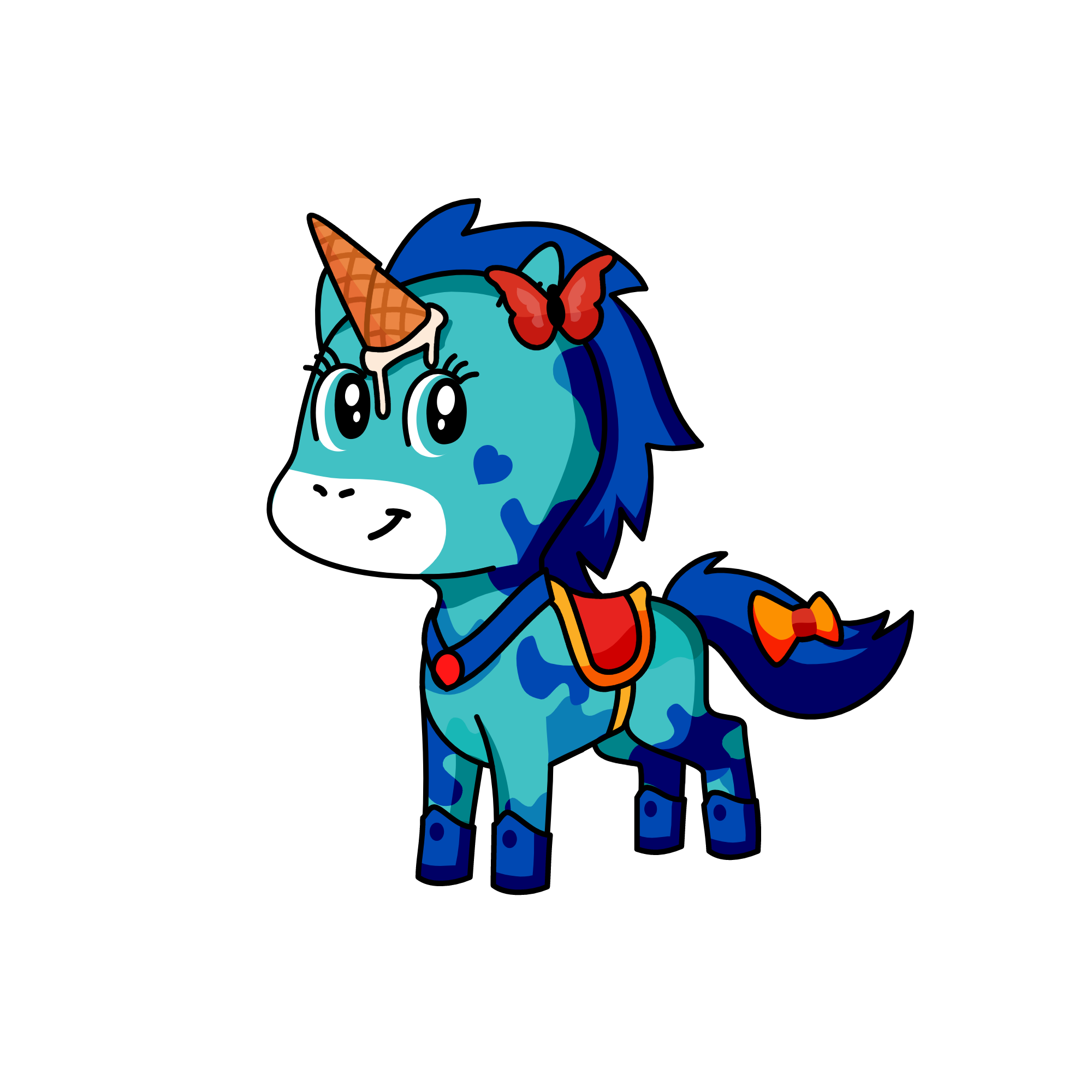 no fly fly, the unicorn