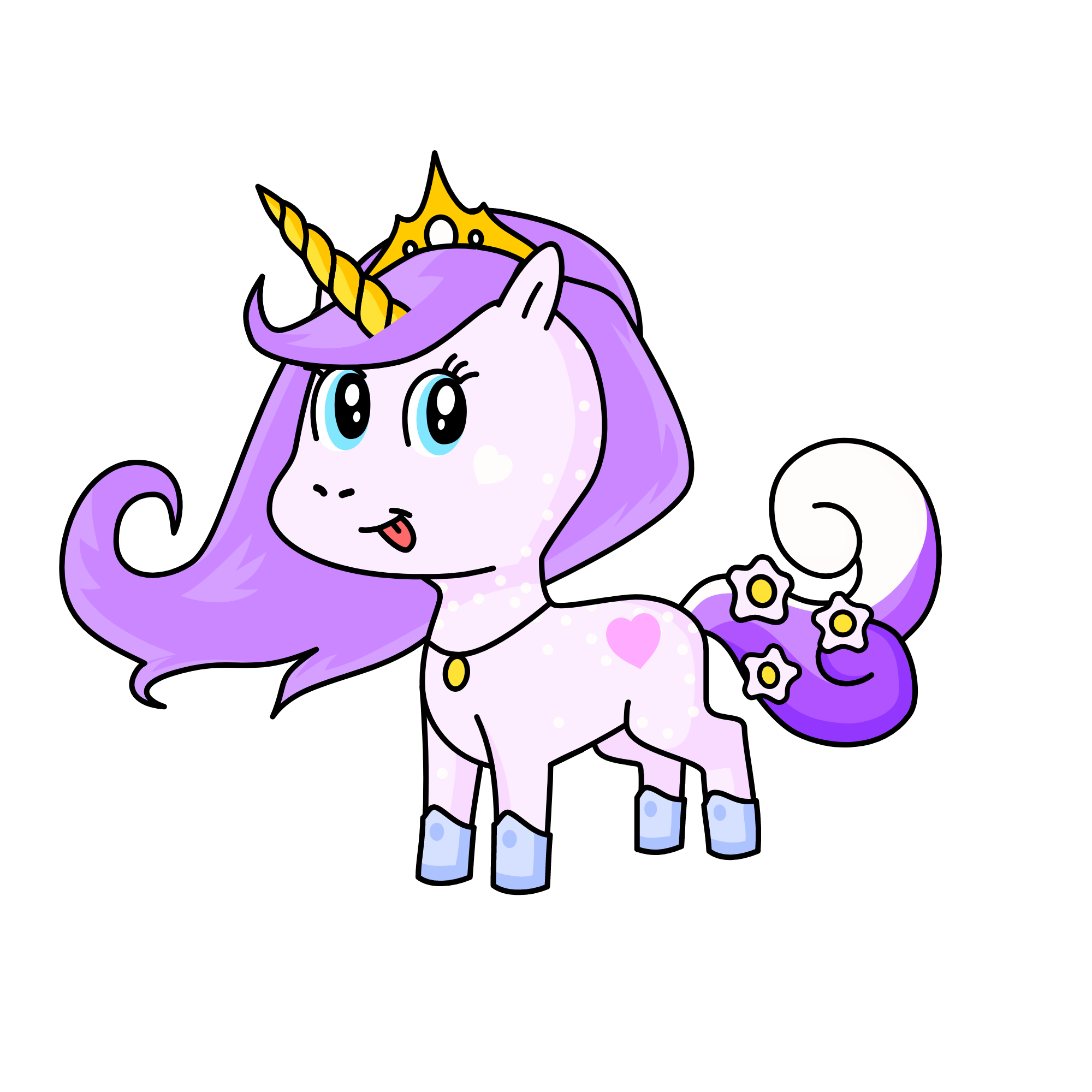 Fluffy Sunshine, the unicorn