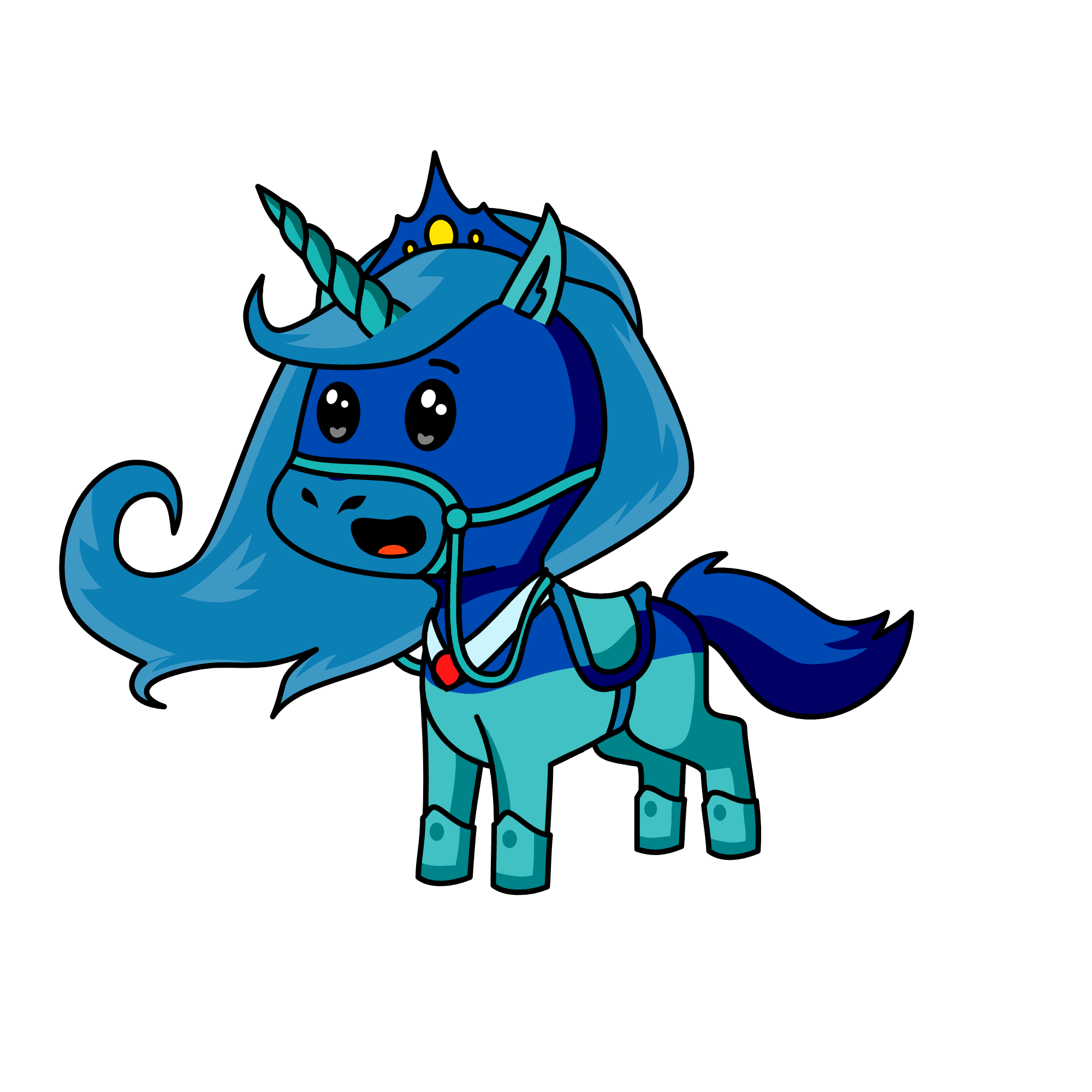 winter, the unicorn