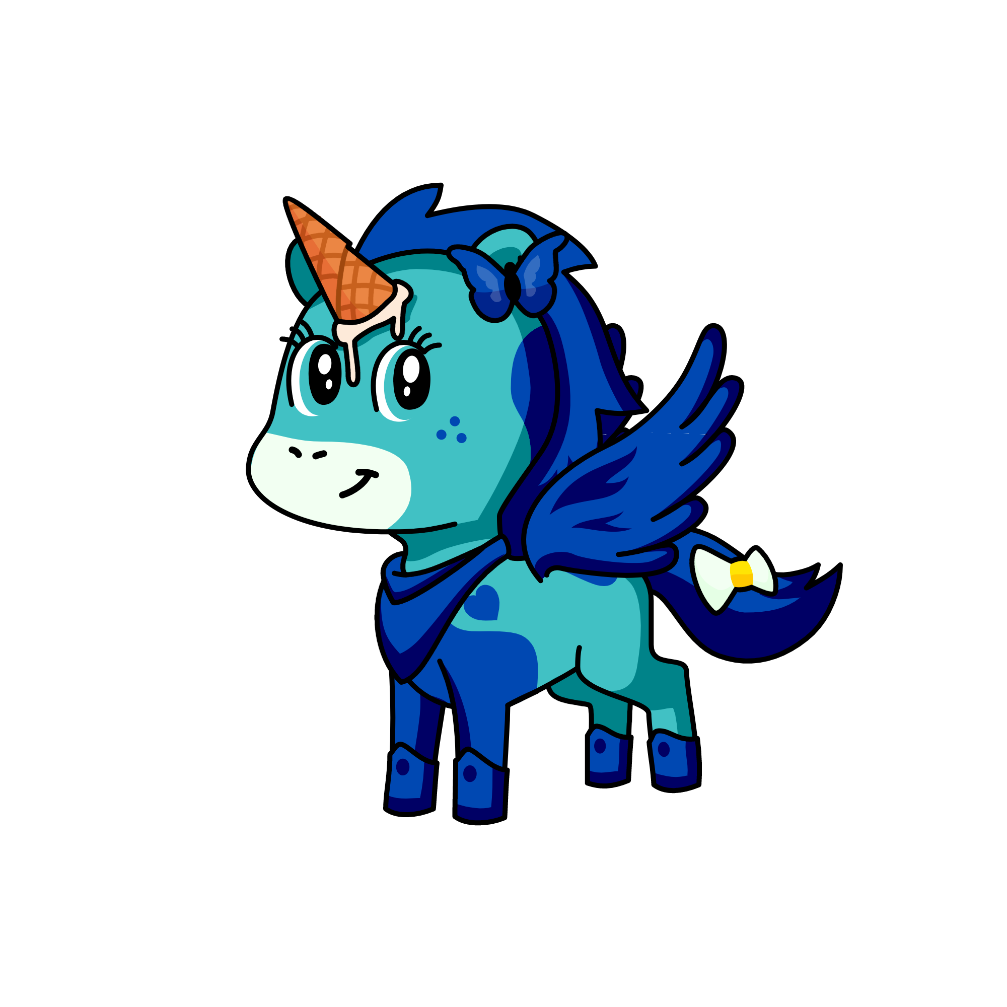 by golly fliey, the unicorn