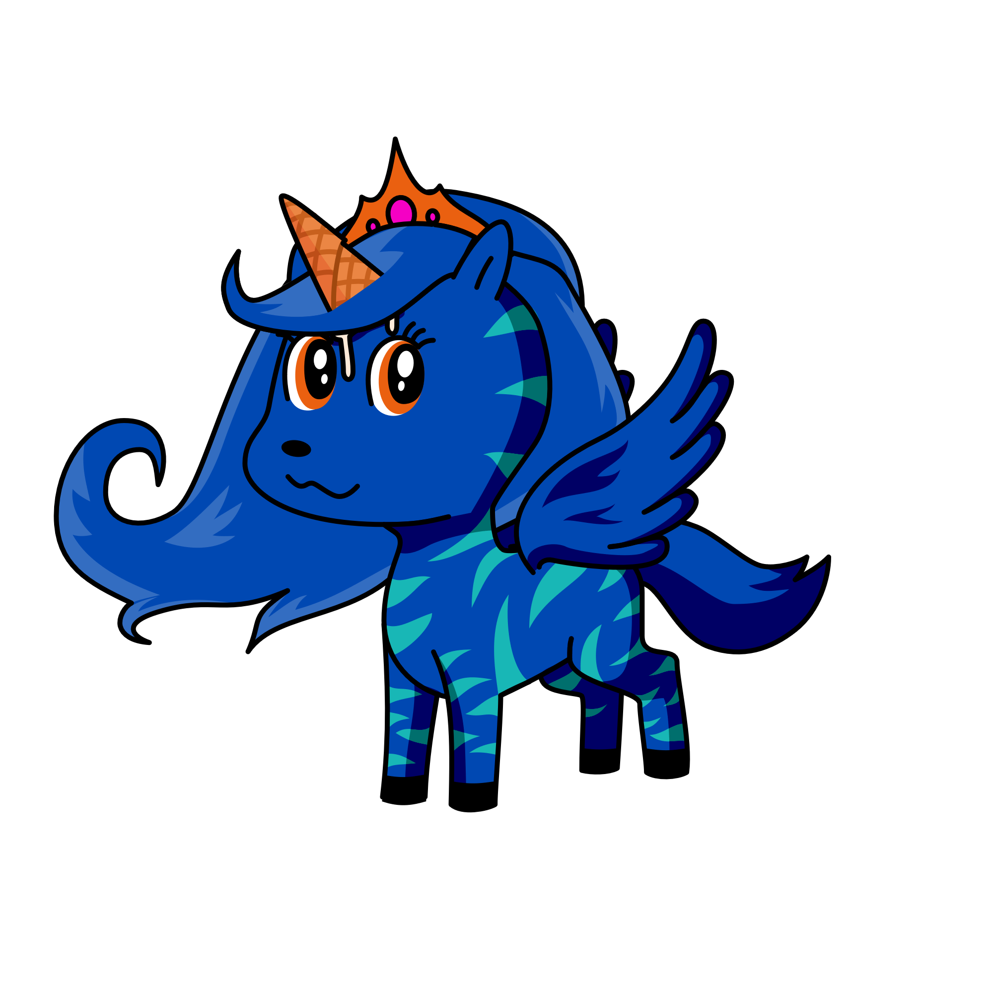 Snowy, the unicorn