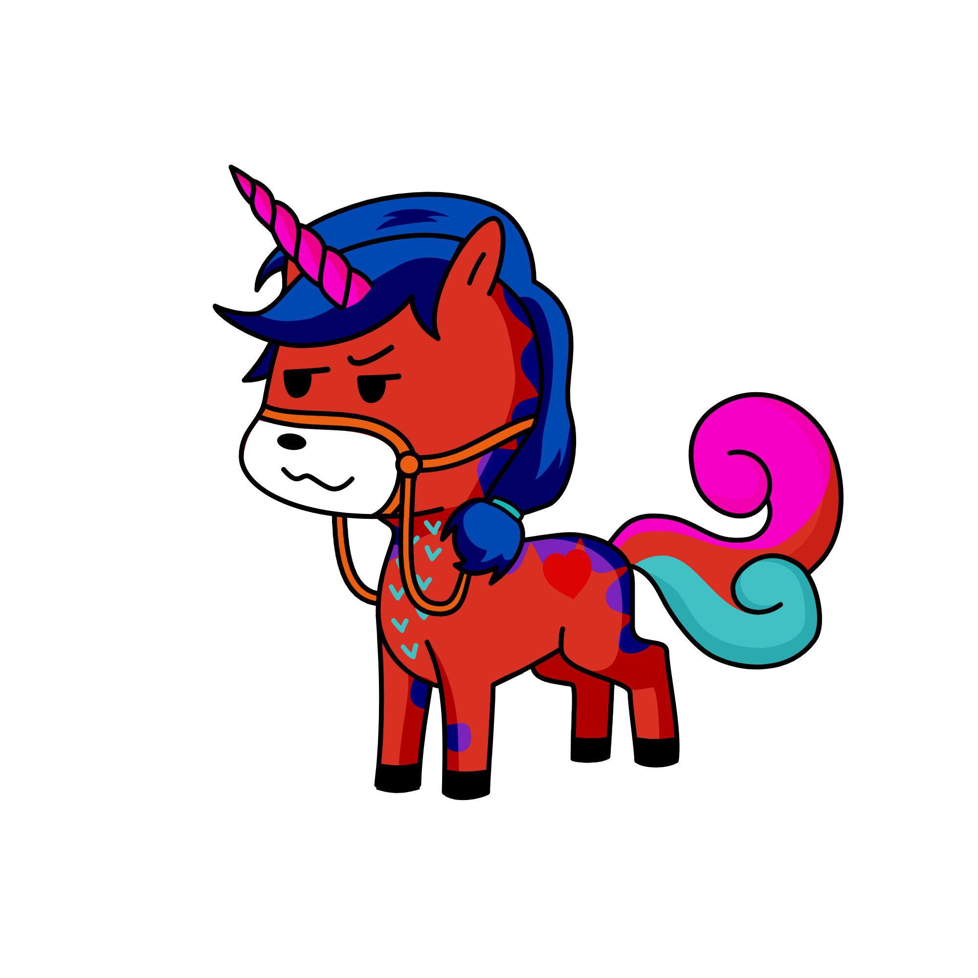 rasberry, the unicorn