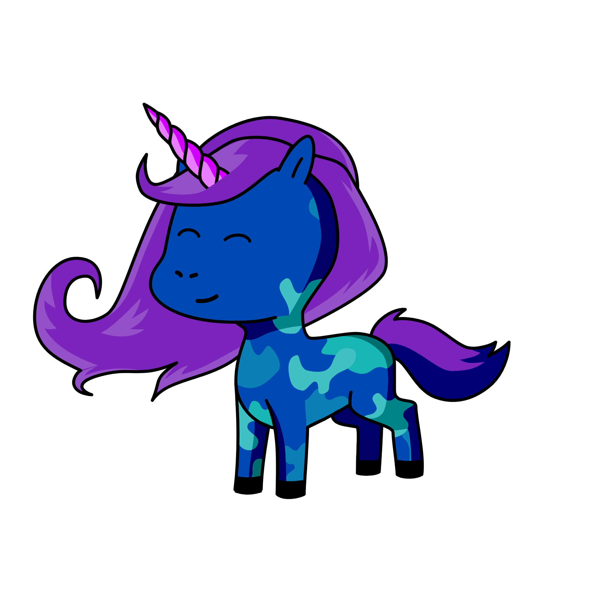 Uniblue, the unicorn