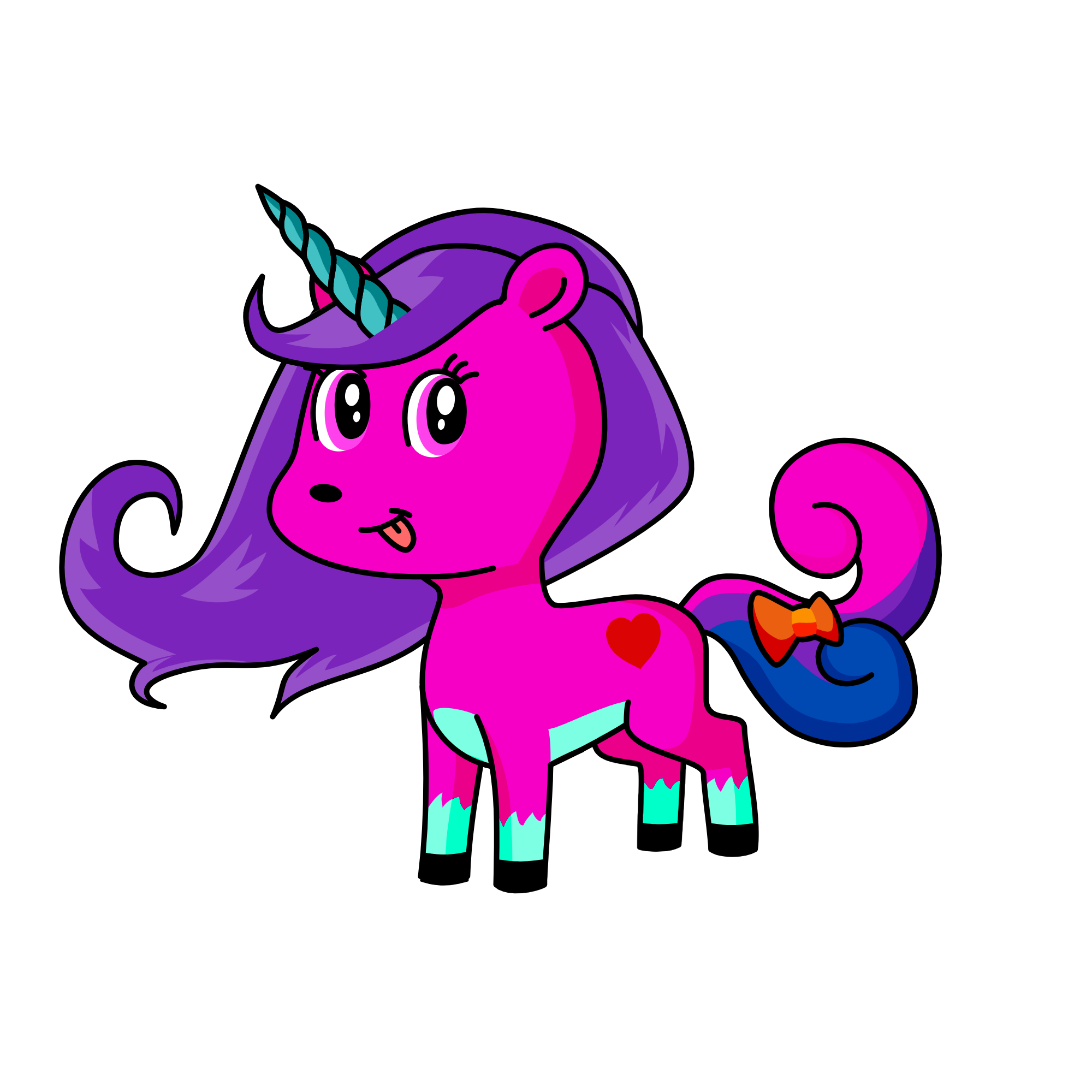Color, the unicorn