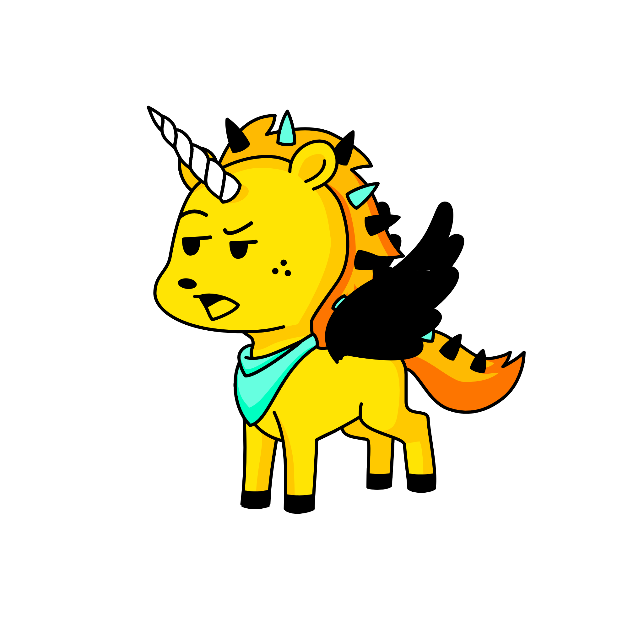 Bakugo, the unicorn