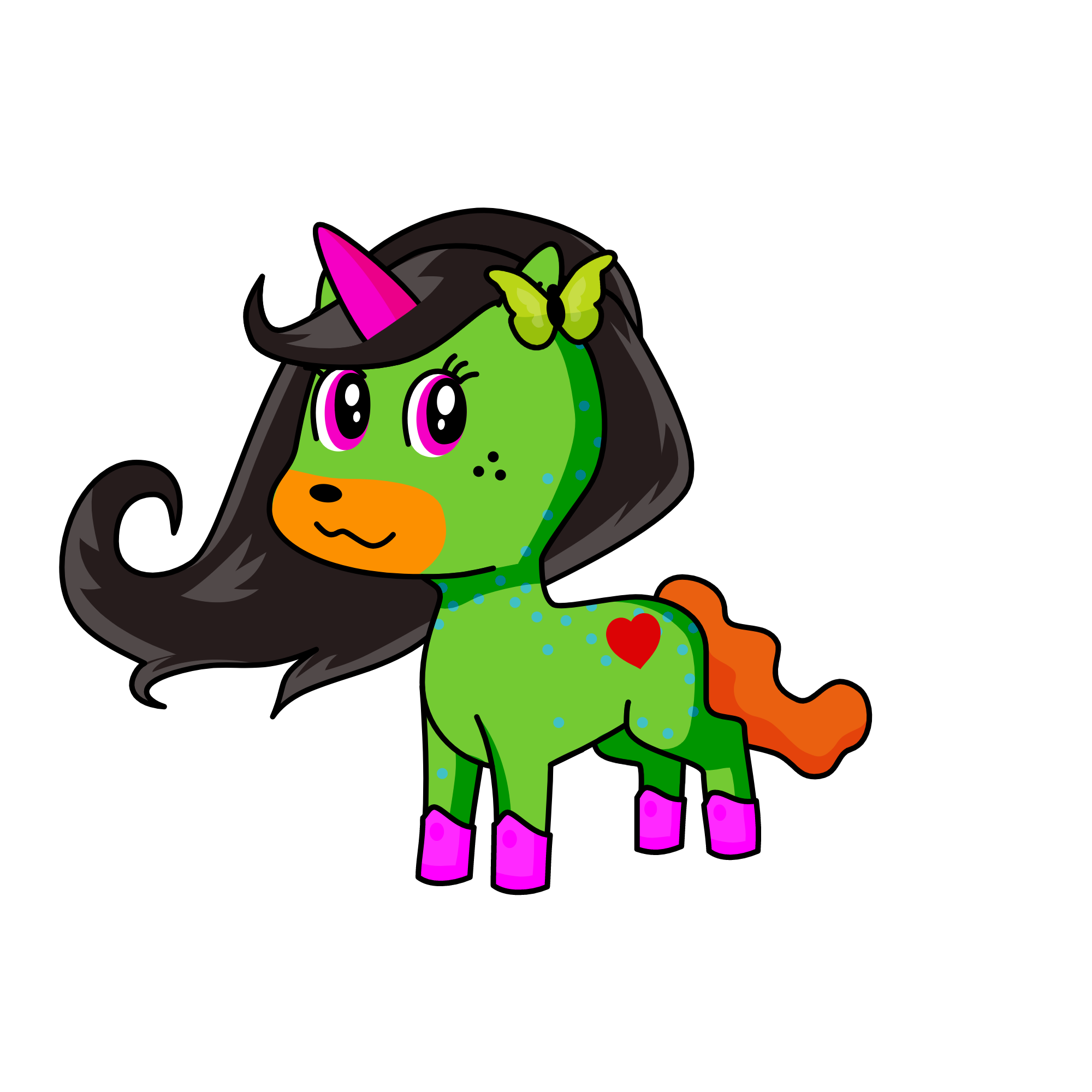 k, the unicorn