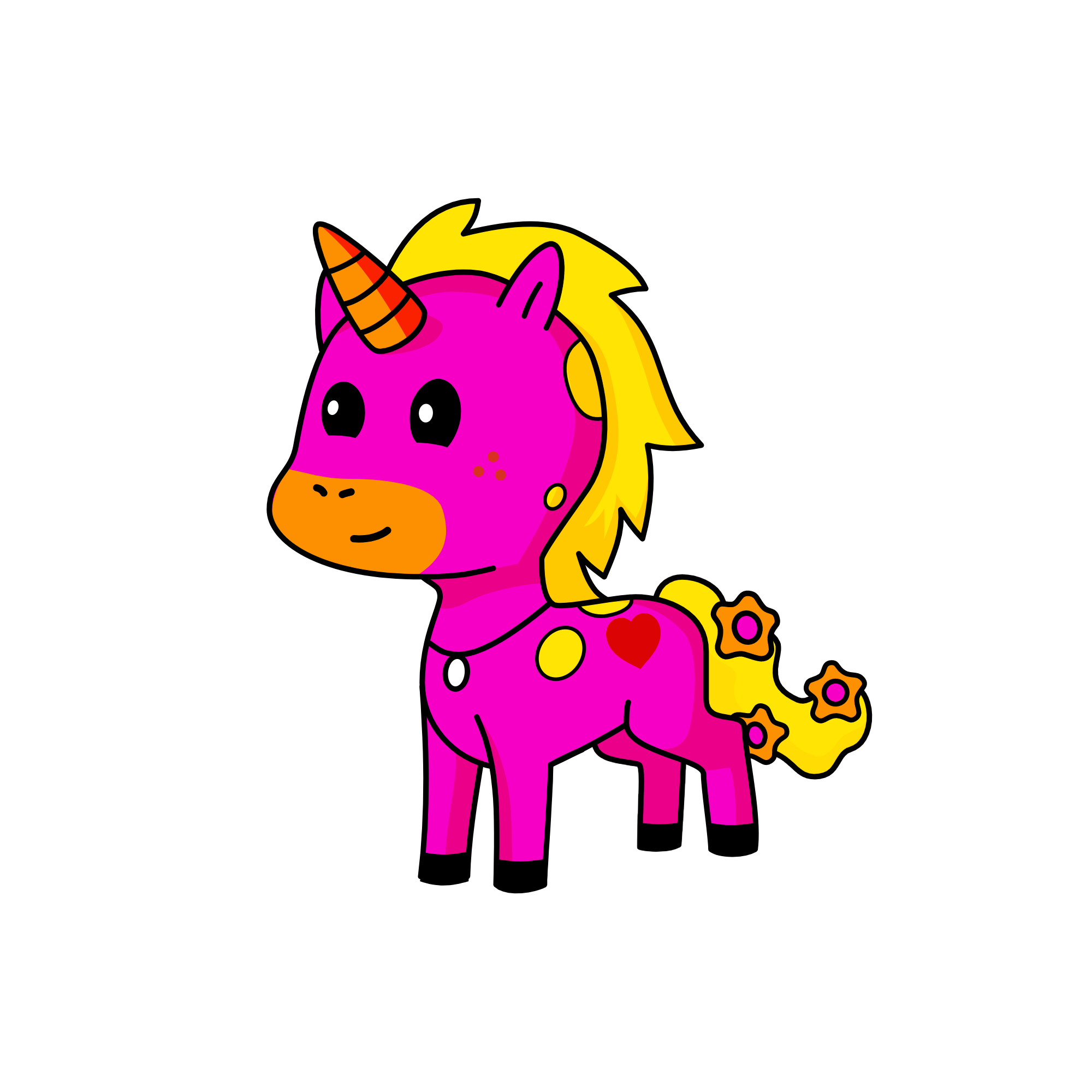 sandy, the unicorn