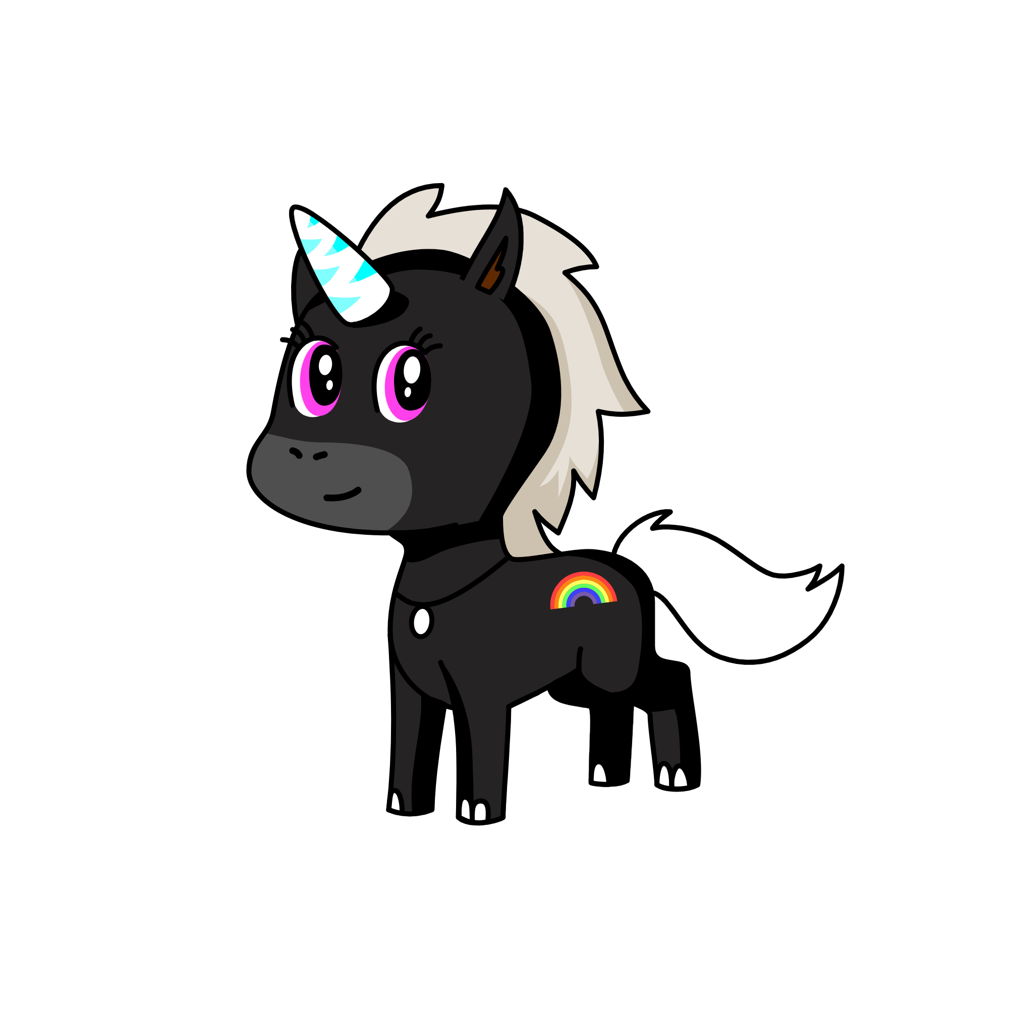 Sky, the unicorn