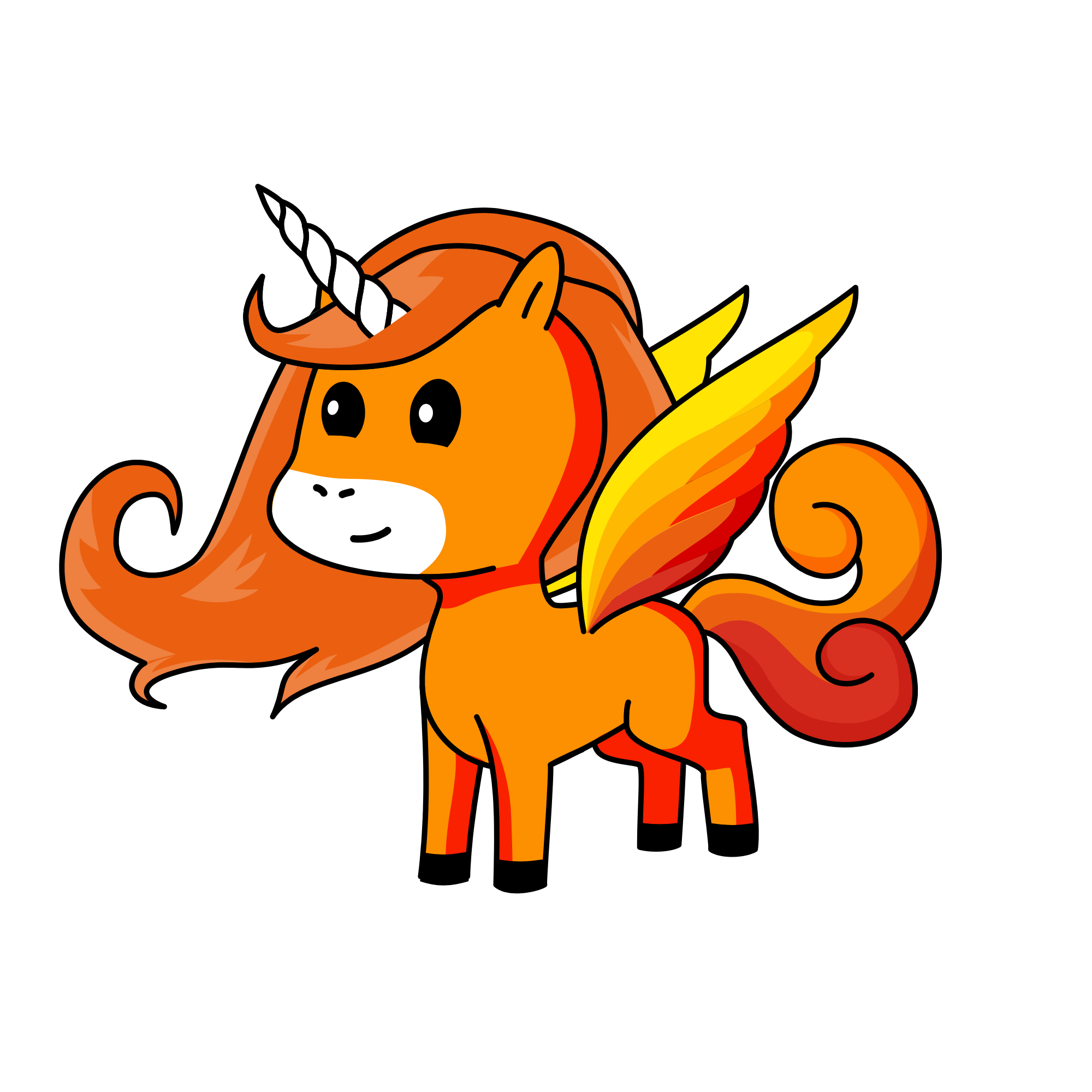 Fire, the unicorn