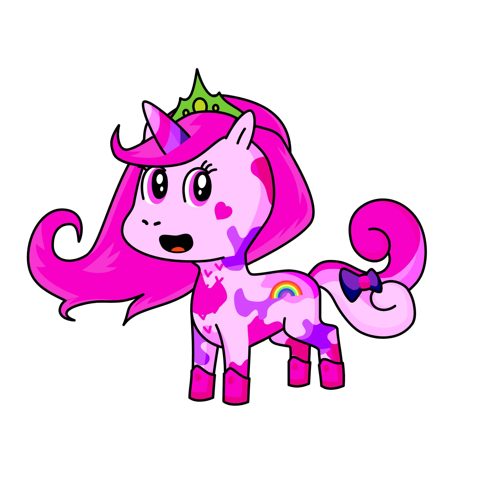 Poppy 2, the unicorn