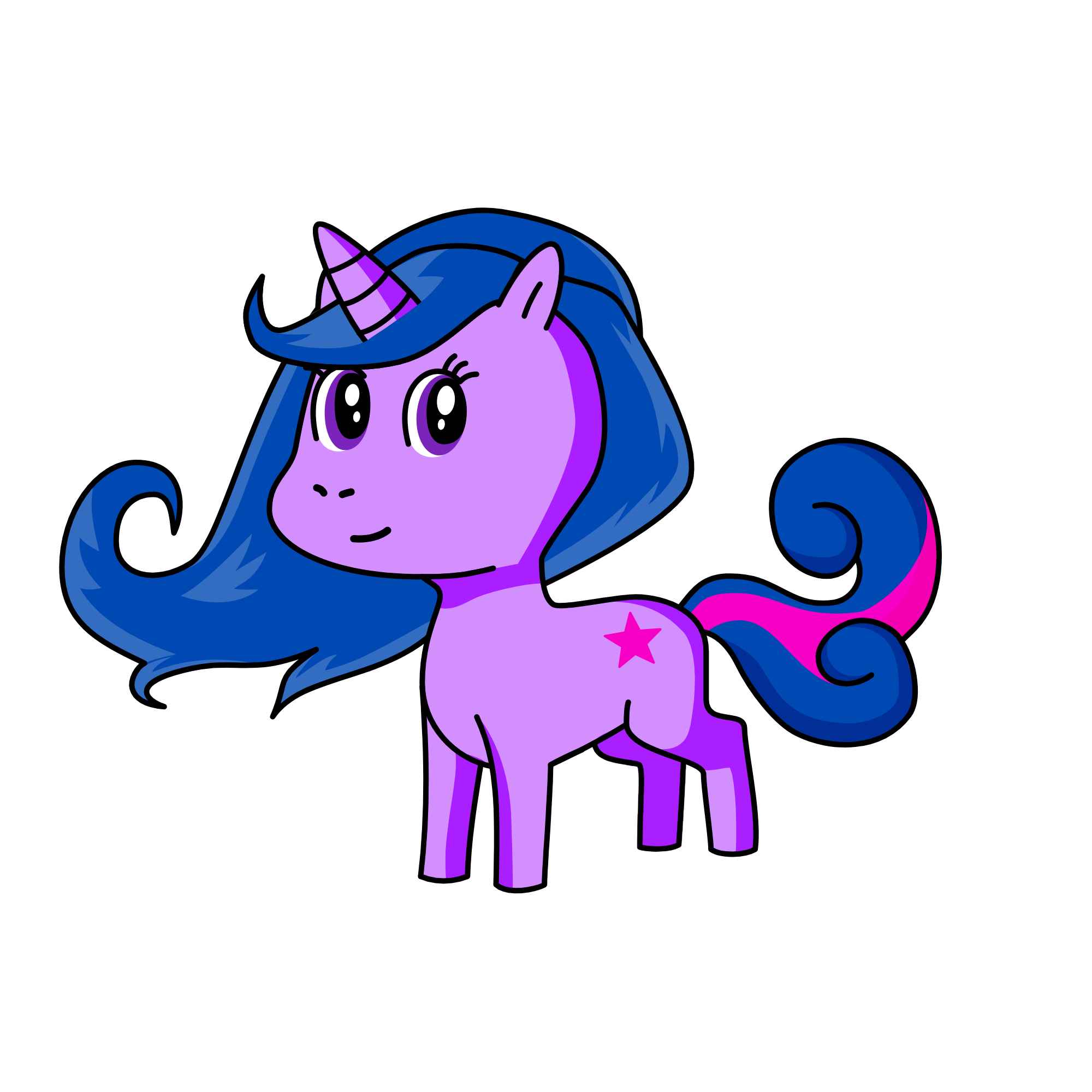 Twilight sparkle, the unicorn