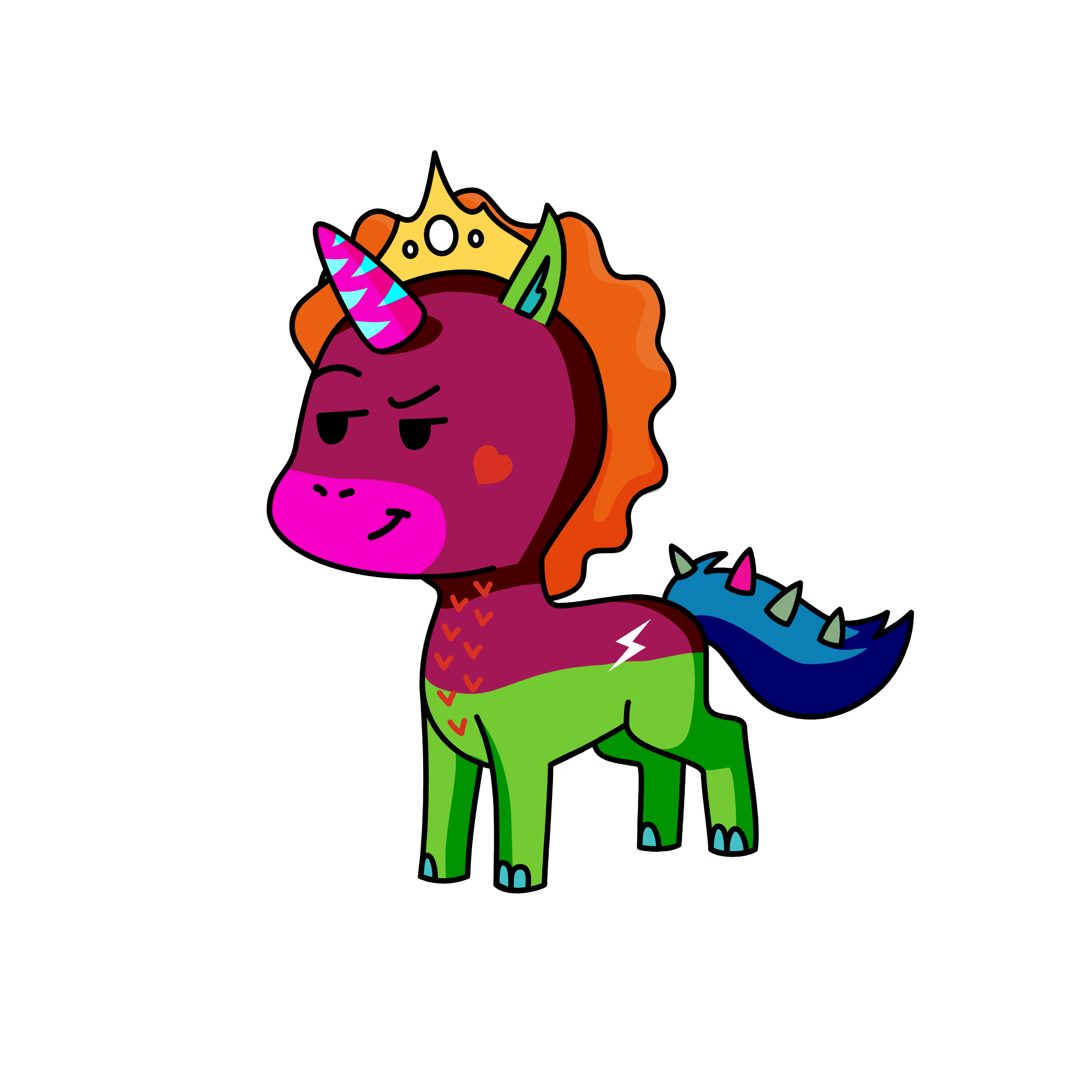 flash, the unicorn