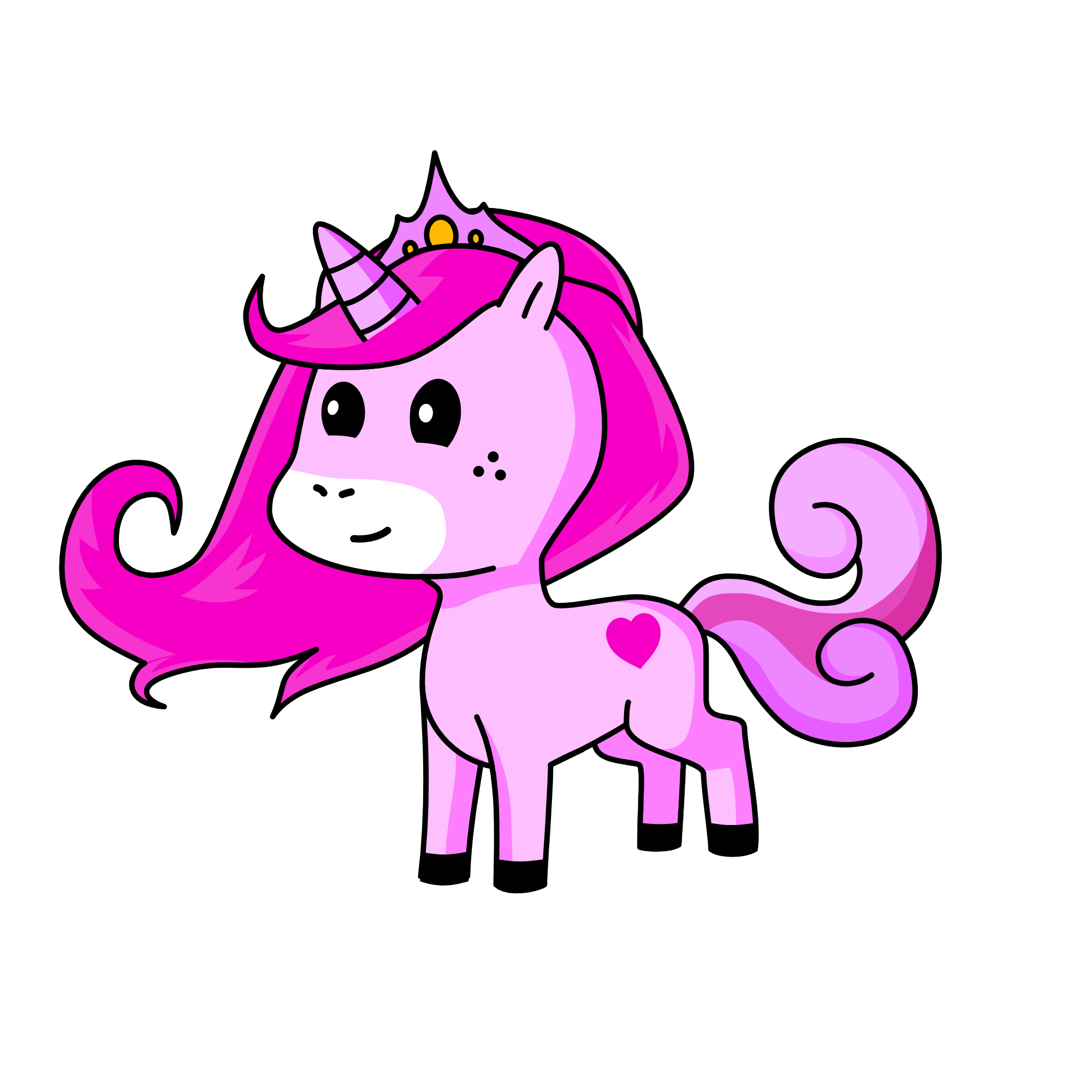 University Corn, the unicorn