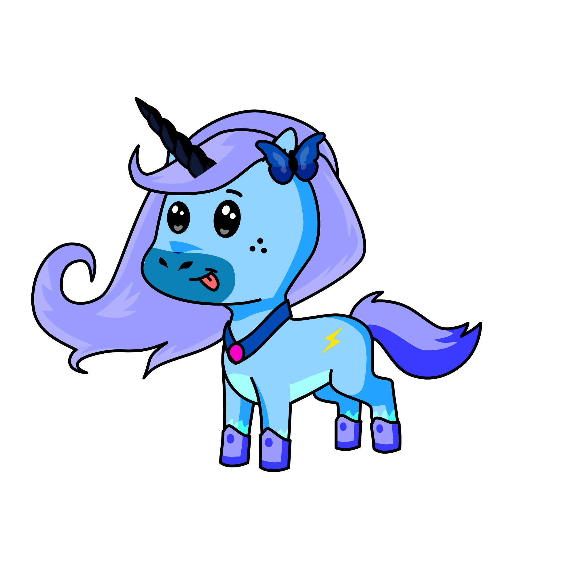 Midnight, the unicorn
