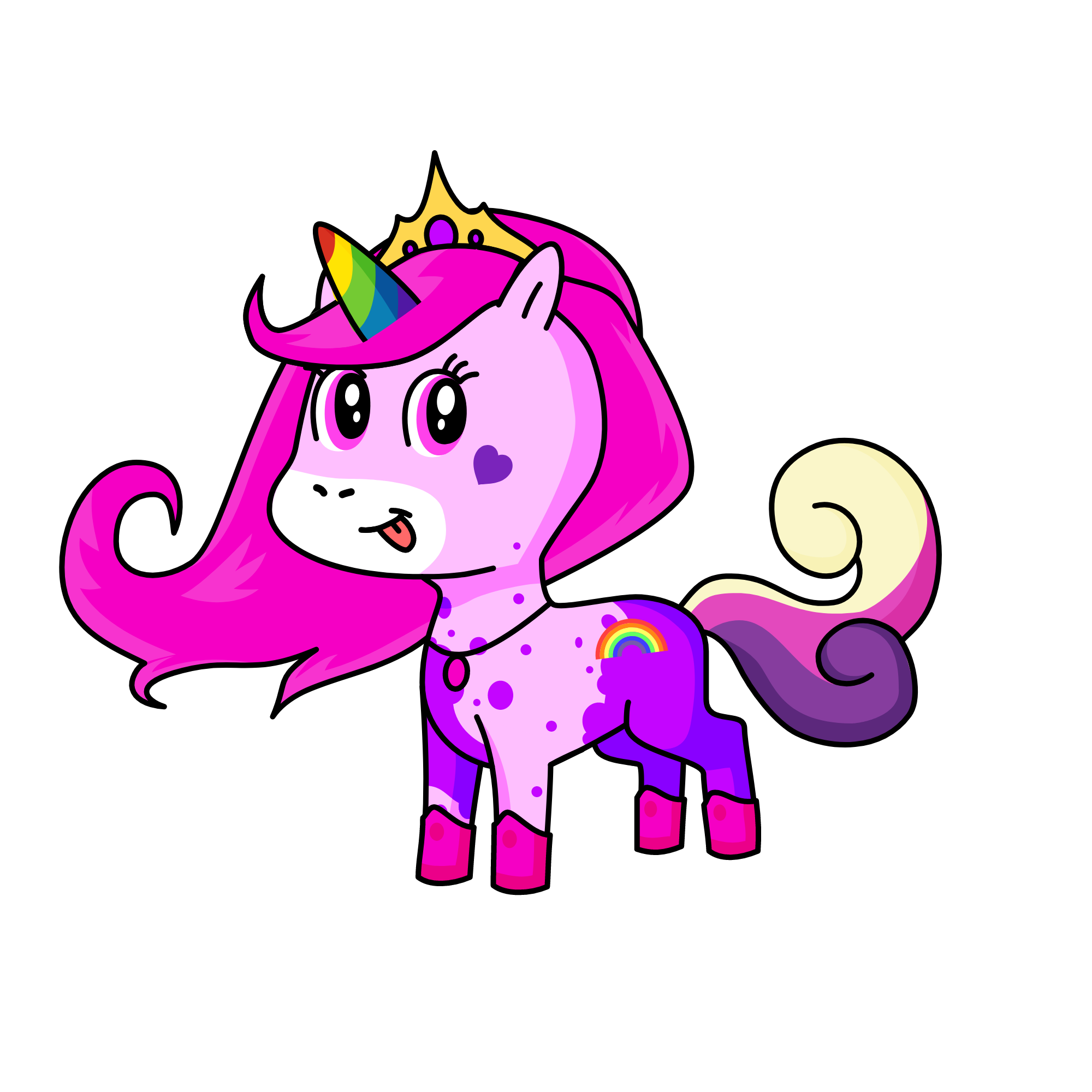mooncorn, the unicorn