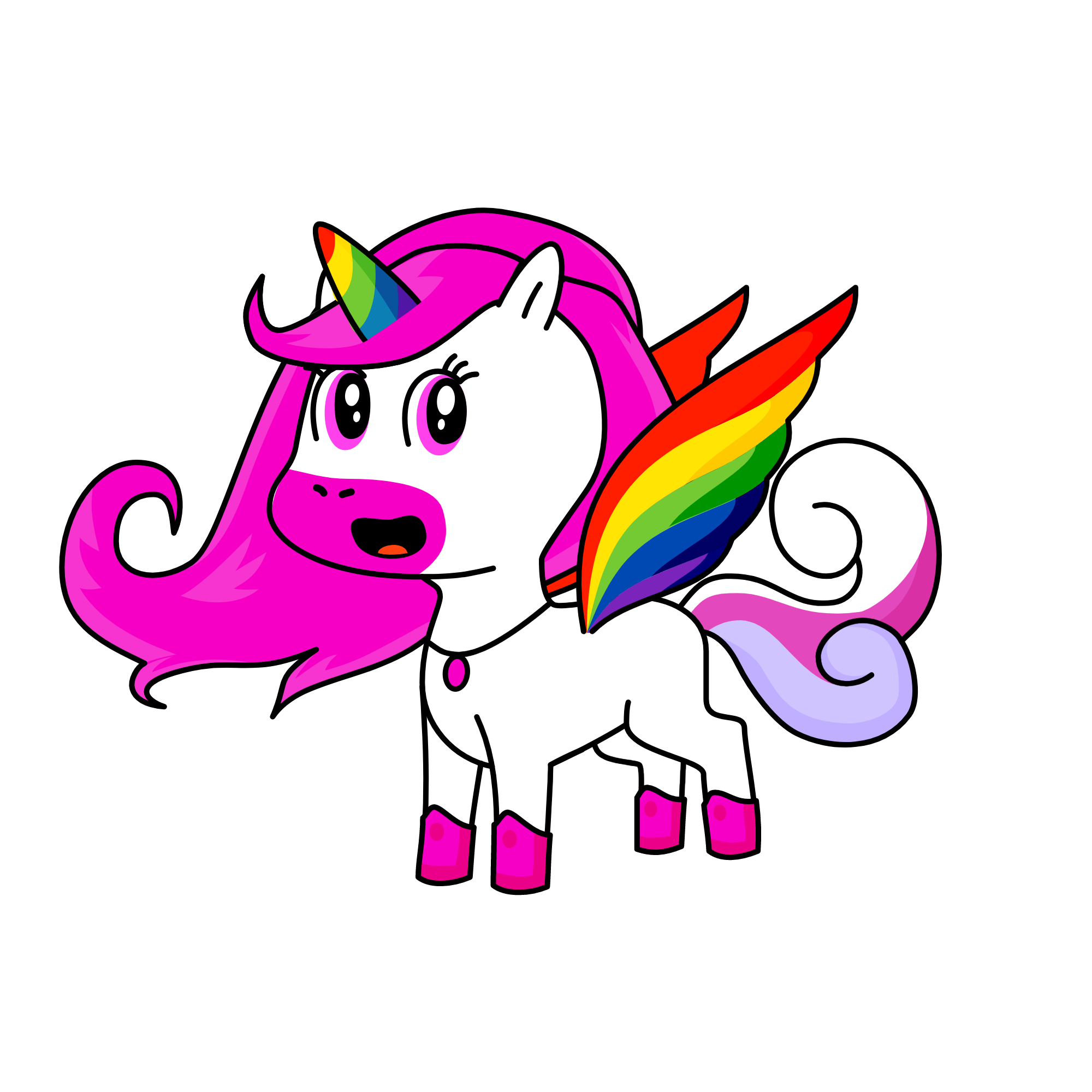 hi, the unicorn
