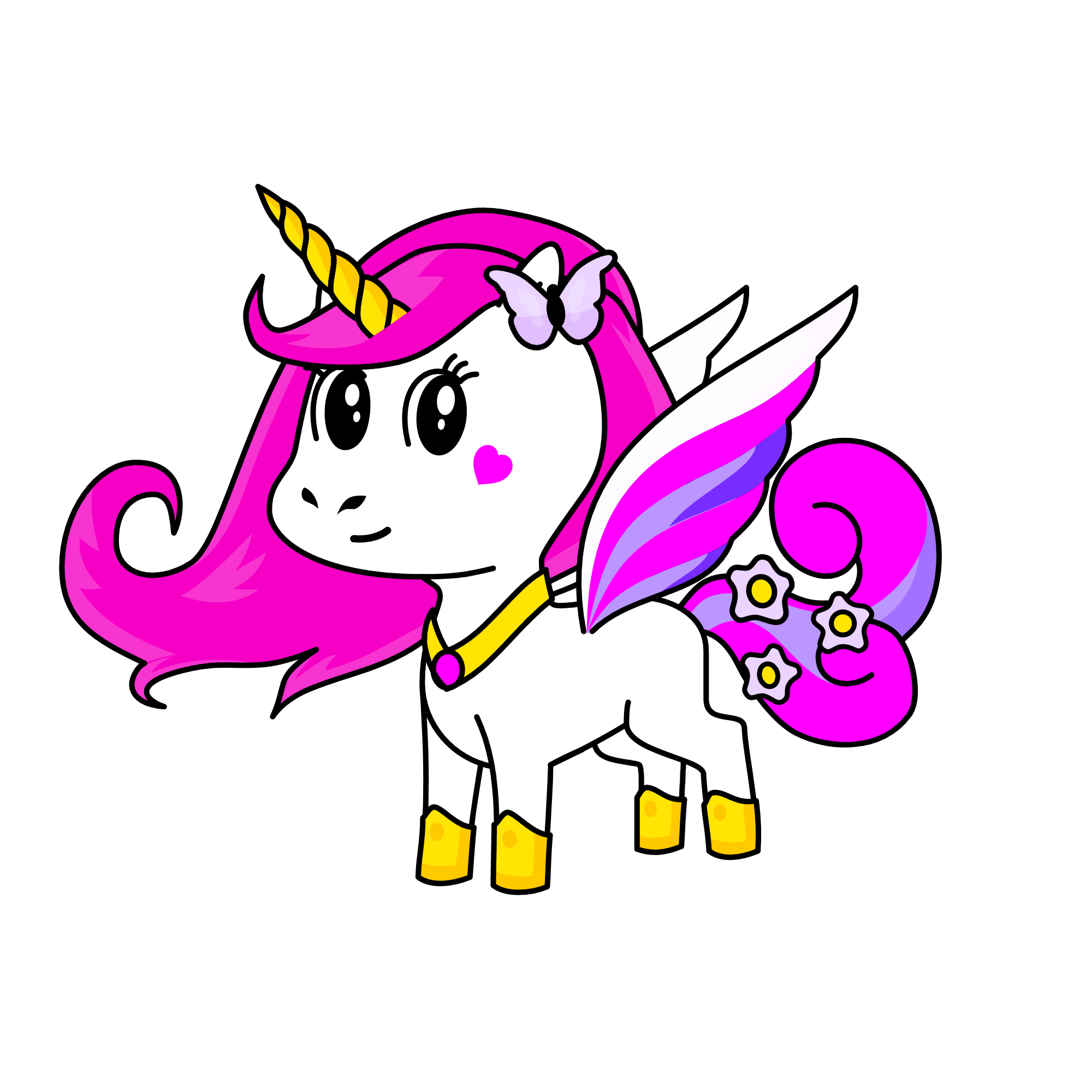 pinkypur, the unicorn