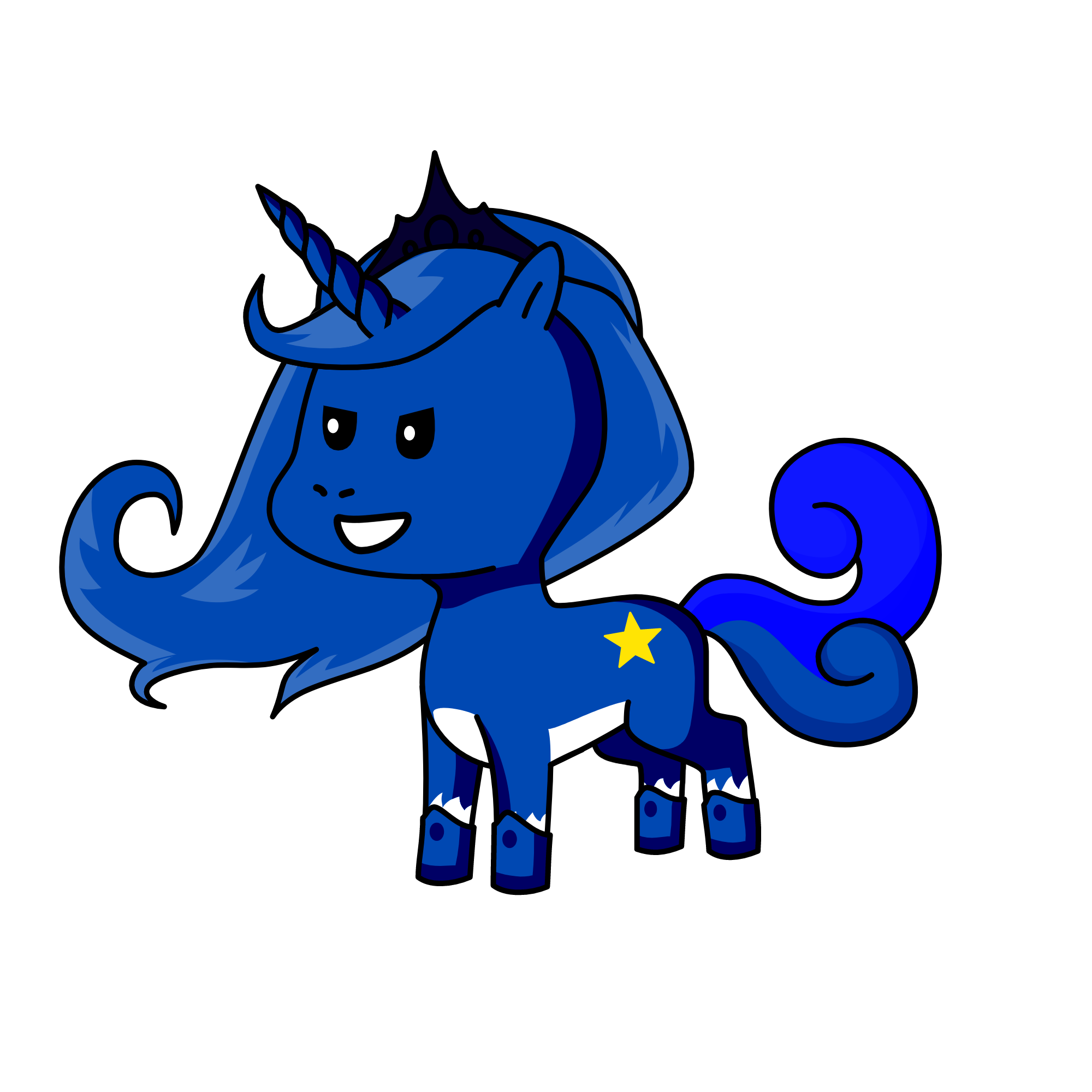 nightmare moon, the unicorn